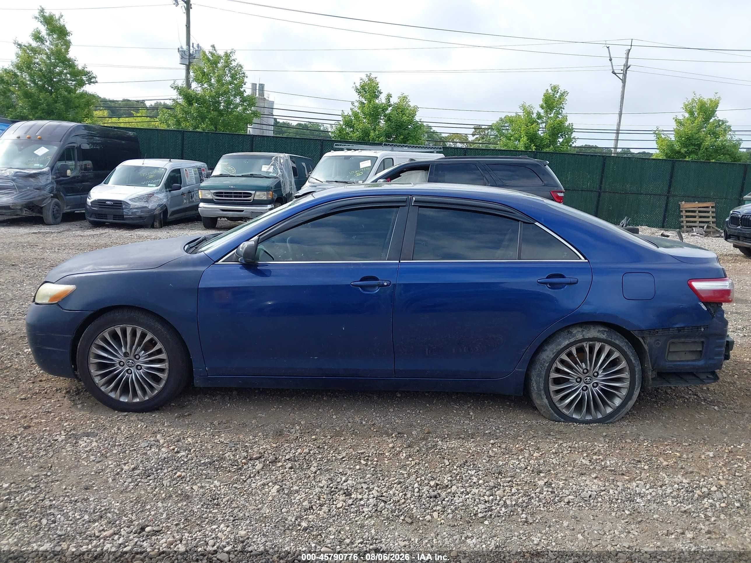 2007 Toyota Camry Hybrid Синий vin: 4T1BB46K67U008203