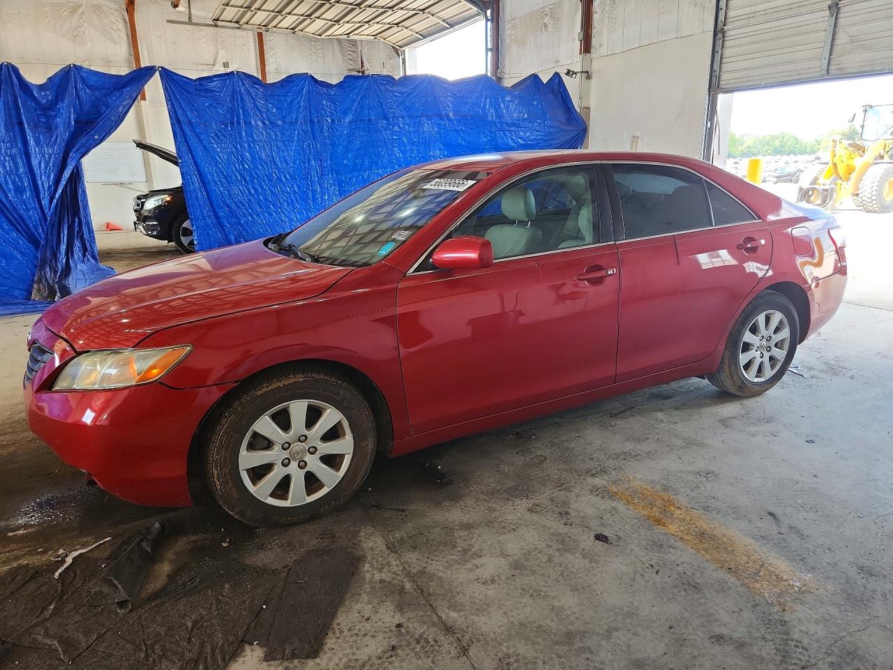 2007 Toyota Camry Hybrid Red vin: 4T1BB46K67U016480