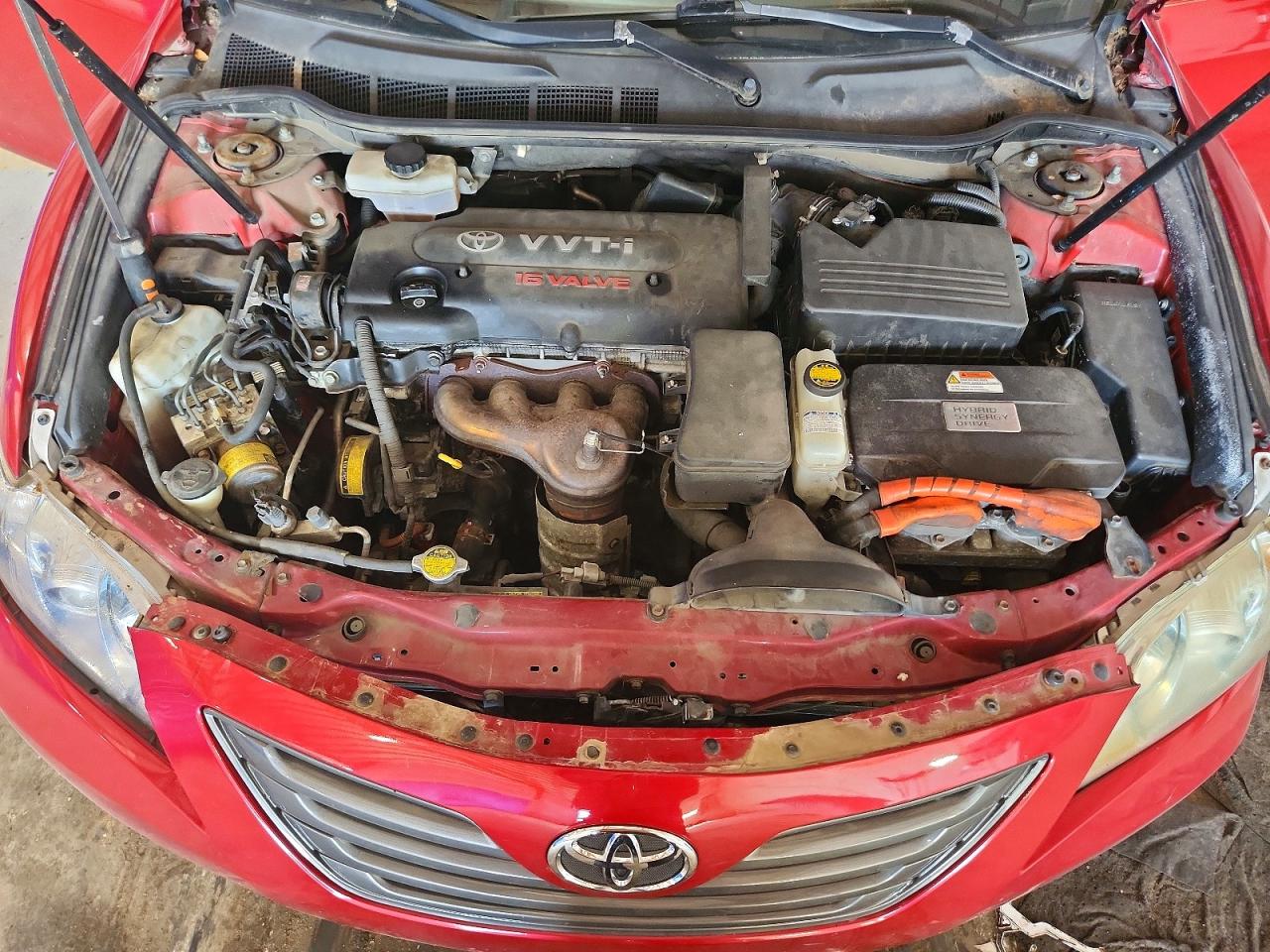 2007 Toyota Camry Hybrid Красный vin: 4T1BB46K67U016480