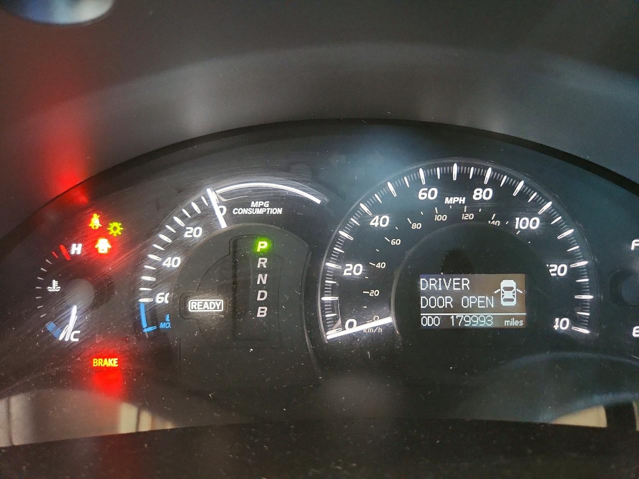 2007 Toyota Camry Hybrid Красный vin: 4T1BB46K67U016480