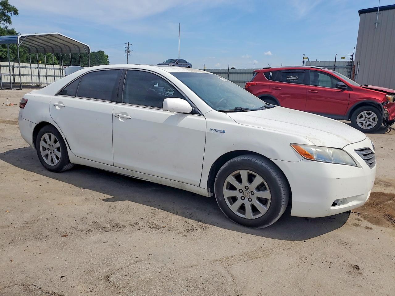 2008 Toyota Camry Hybrid Белый vin: 4T1BB46K68U055538