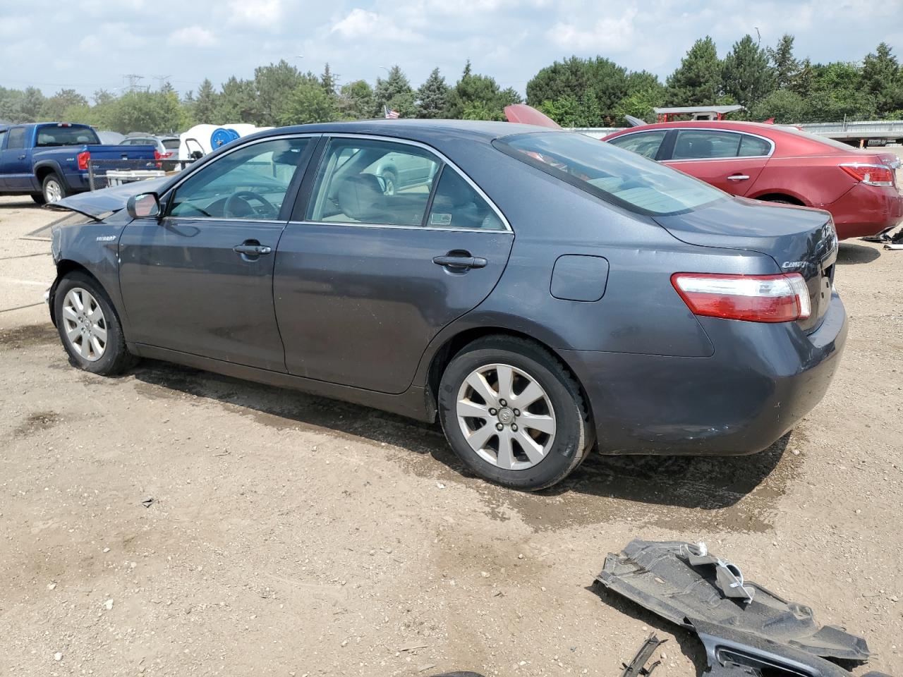 2009 Toyota Camry Hybrid Серый vin: 4T1BB46K69U069599