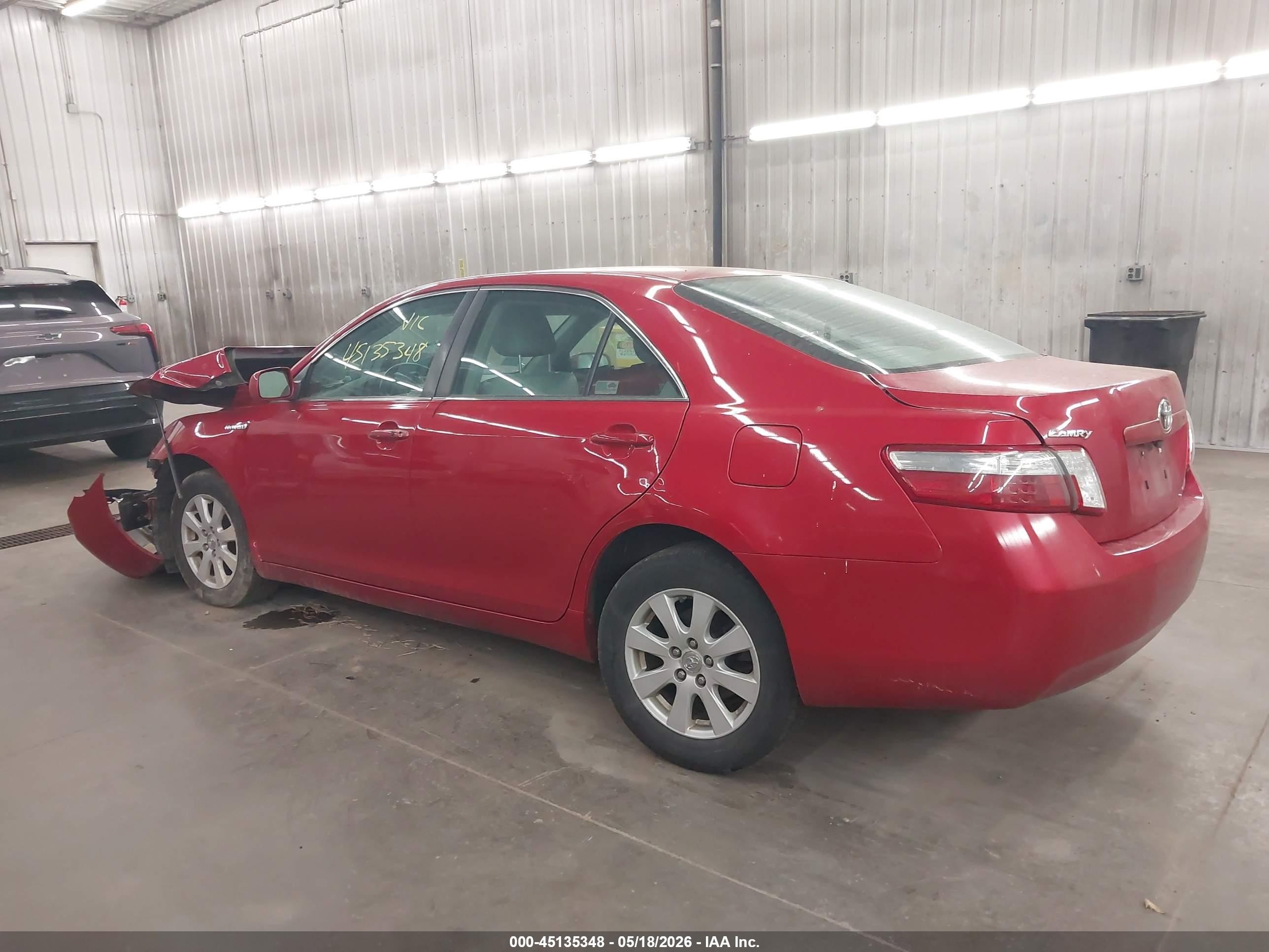 2009 Toyota Camry Hybrid   Red vin: 4T1BB46K69U071501