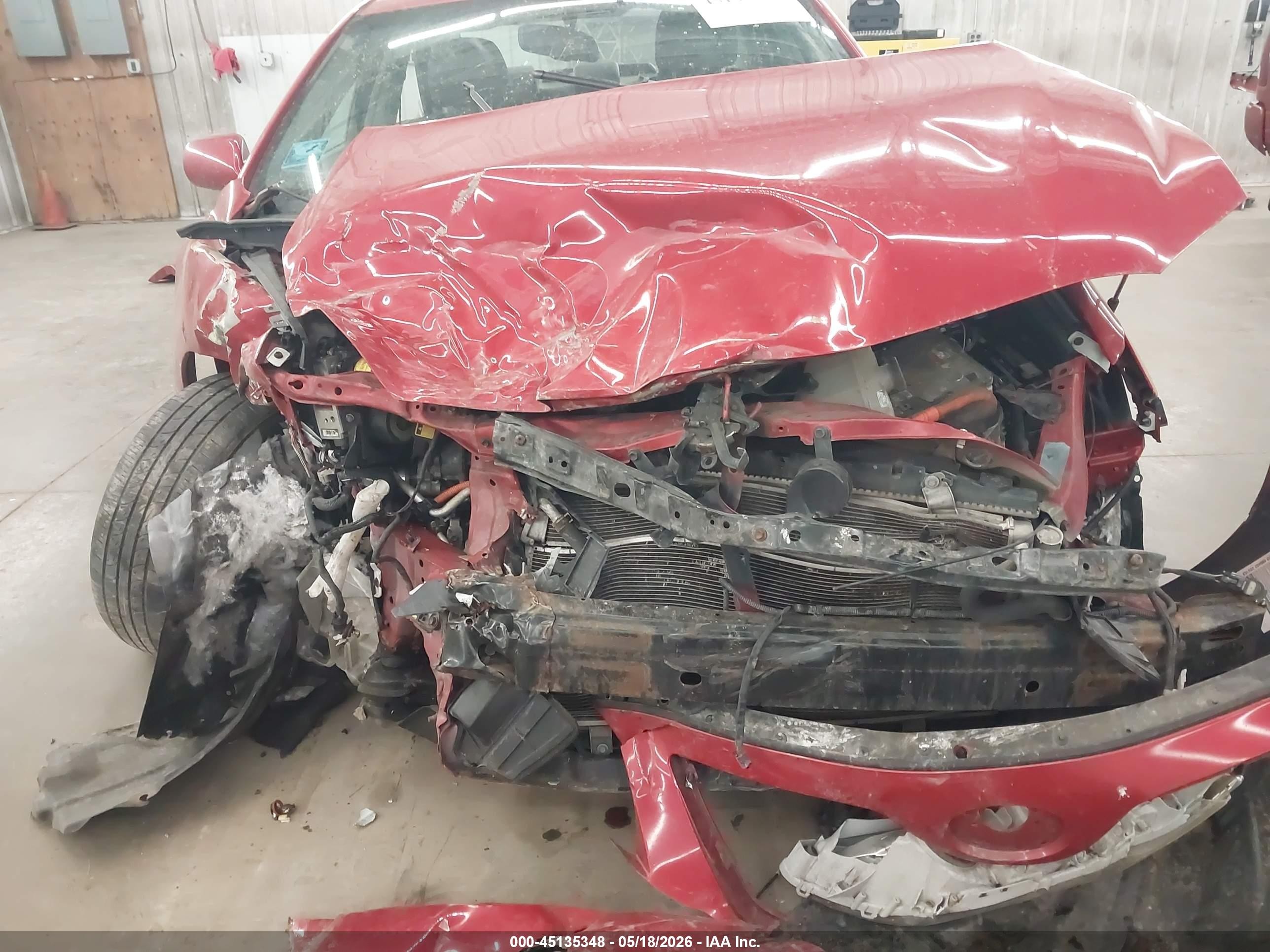 2009 Toyota Camry Hybrid   Red vin: 4T1BB46K69U071501
