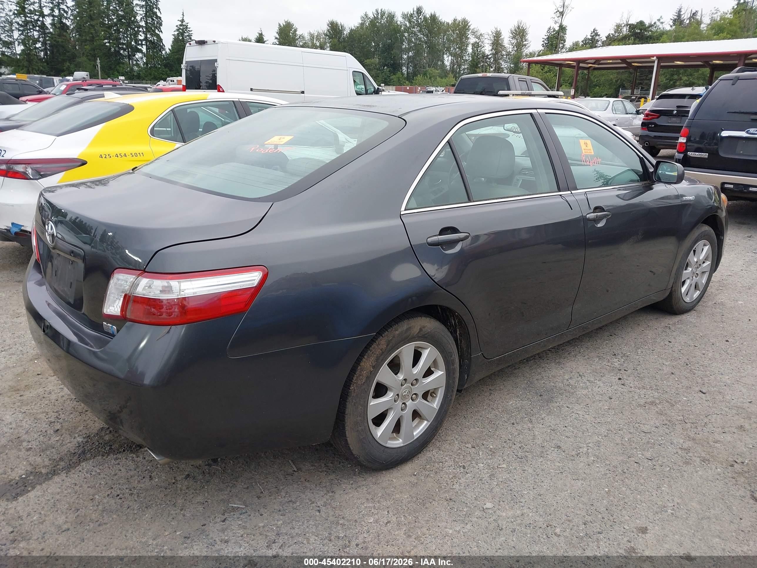 2009 Toyota Camry Hybrid   Gray vin: 4T1BB46K69U087097