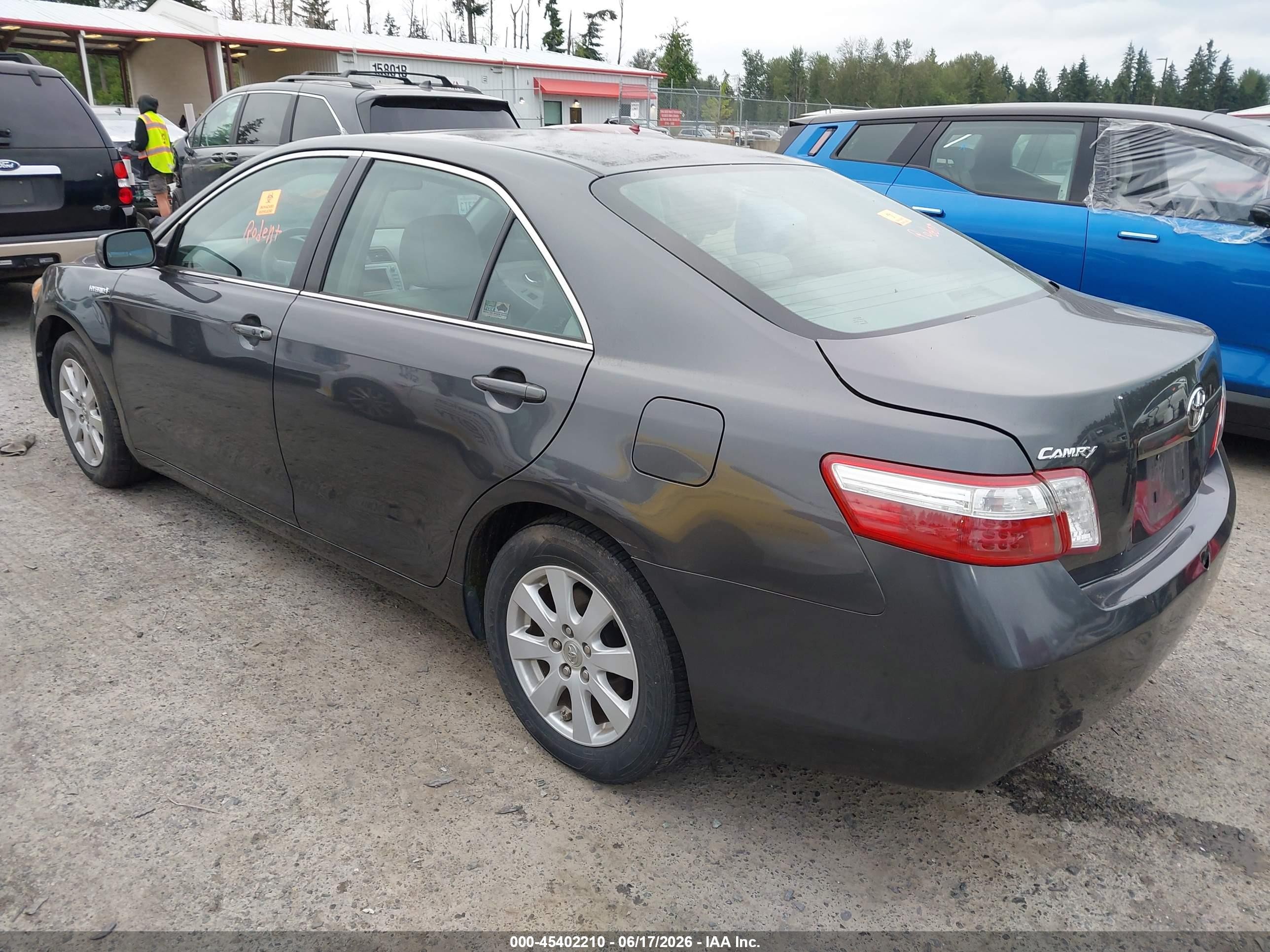 2009 Toyota Camry Hybrid   Gray vin: 4T1BB46K69U087097