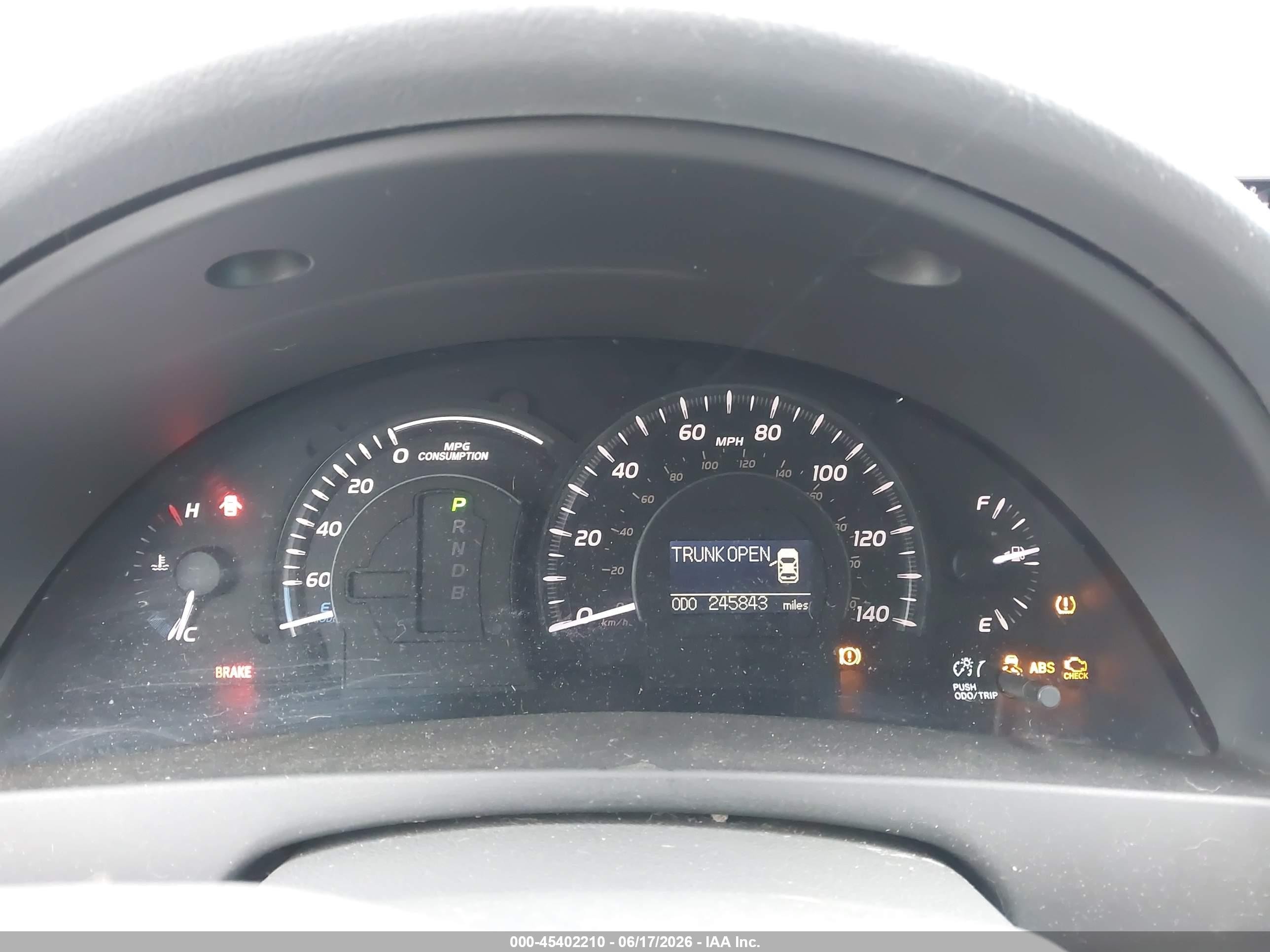 2009 Toyota Camry Hybrid   Gray vin: 4T1BB46K69U087097