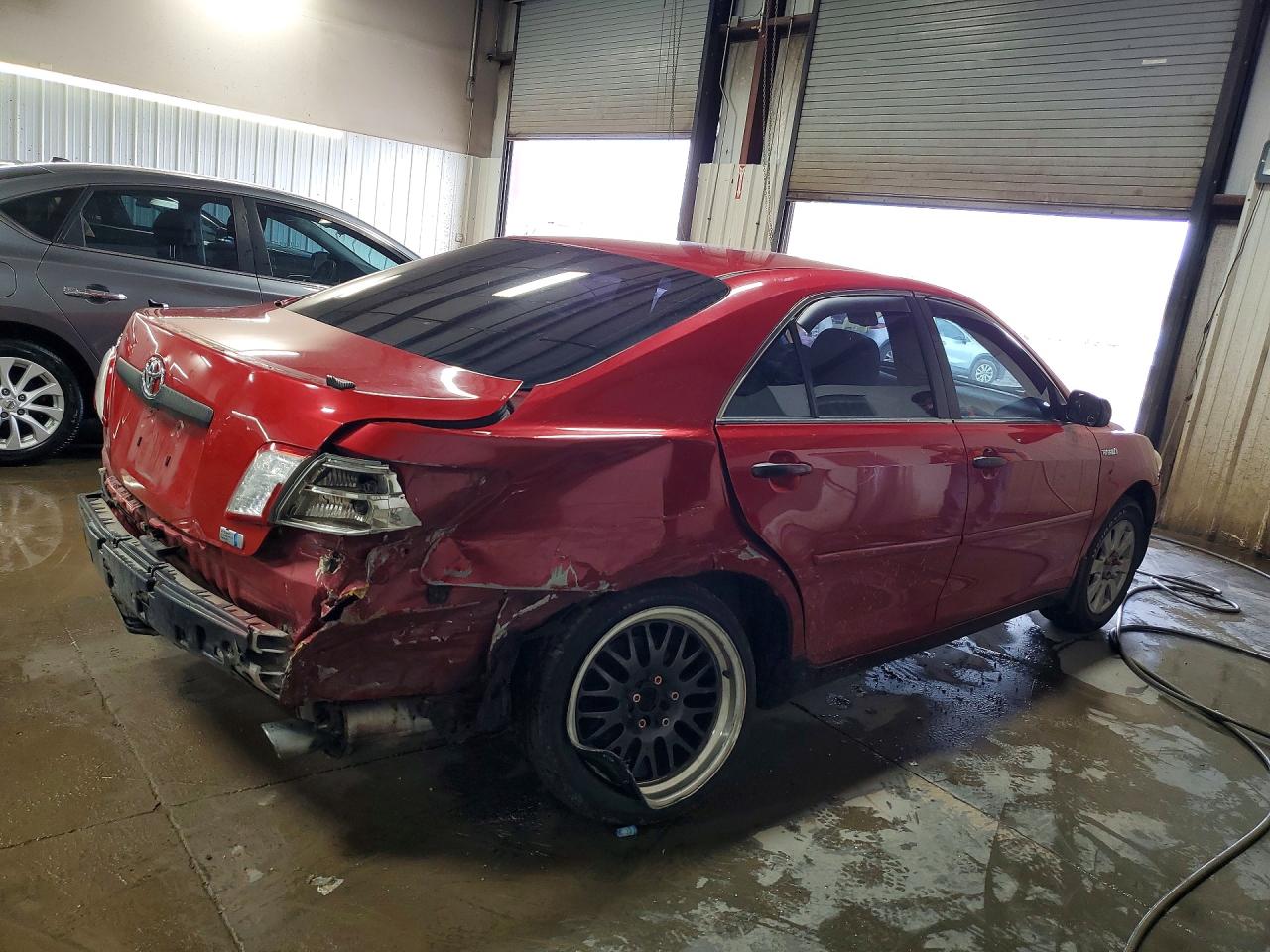 2009 Toyota Camry Hybrid Red vin: 4T1BB46K69U089318