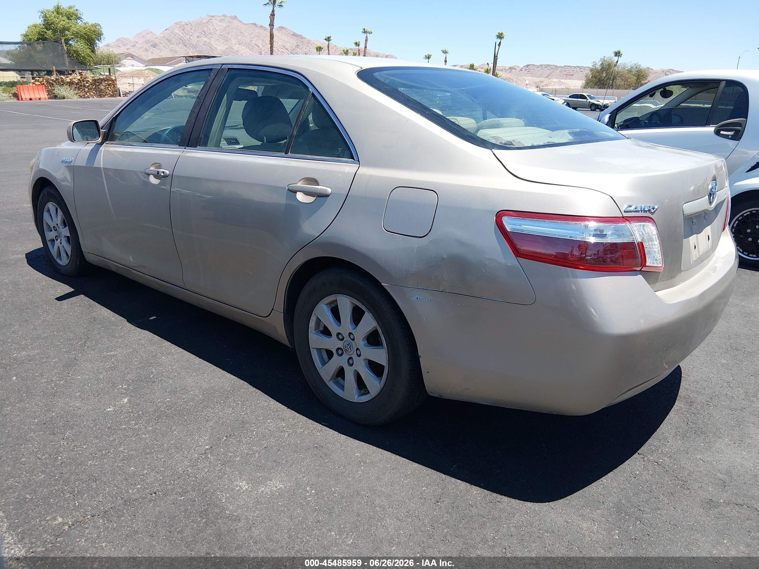 2009 Toyota Camry Hybrid   Tan vin: 4T1BB46K69U090632