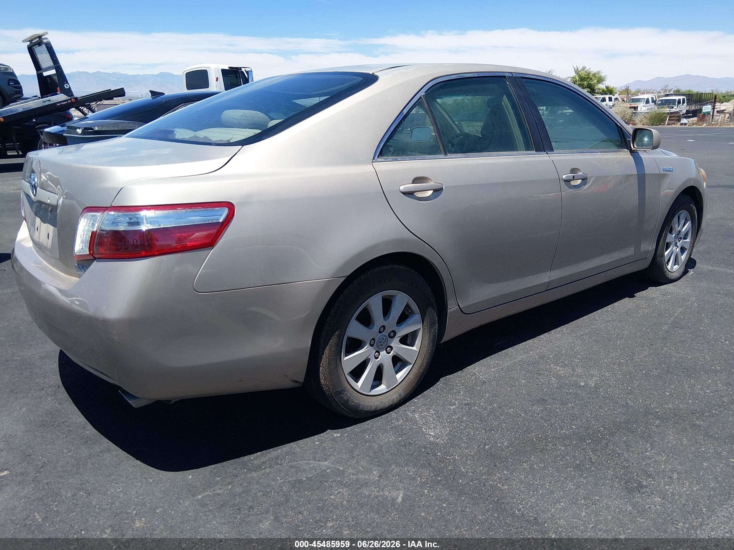 2009 Toyota Camry Hybrid   Tan vin: 4T1BB46K69U090632