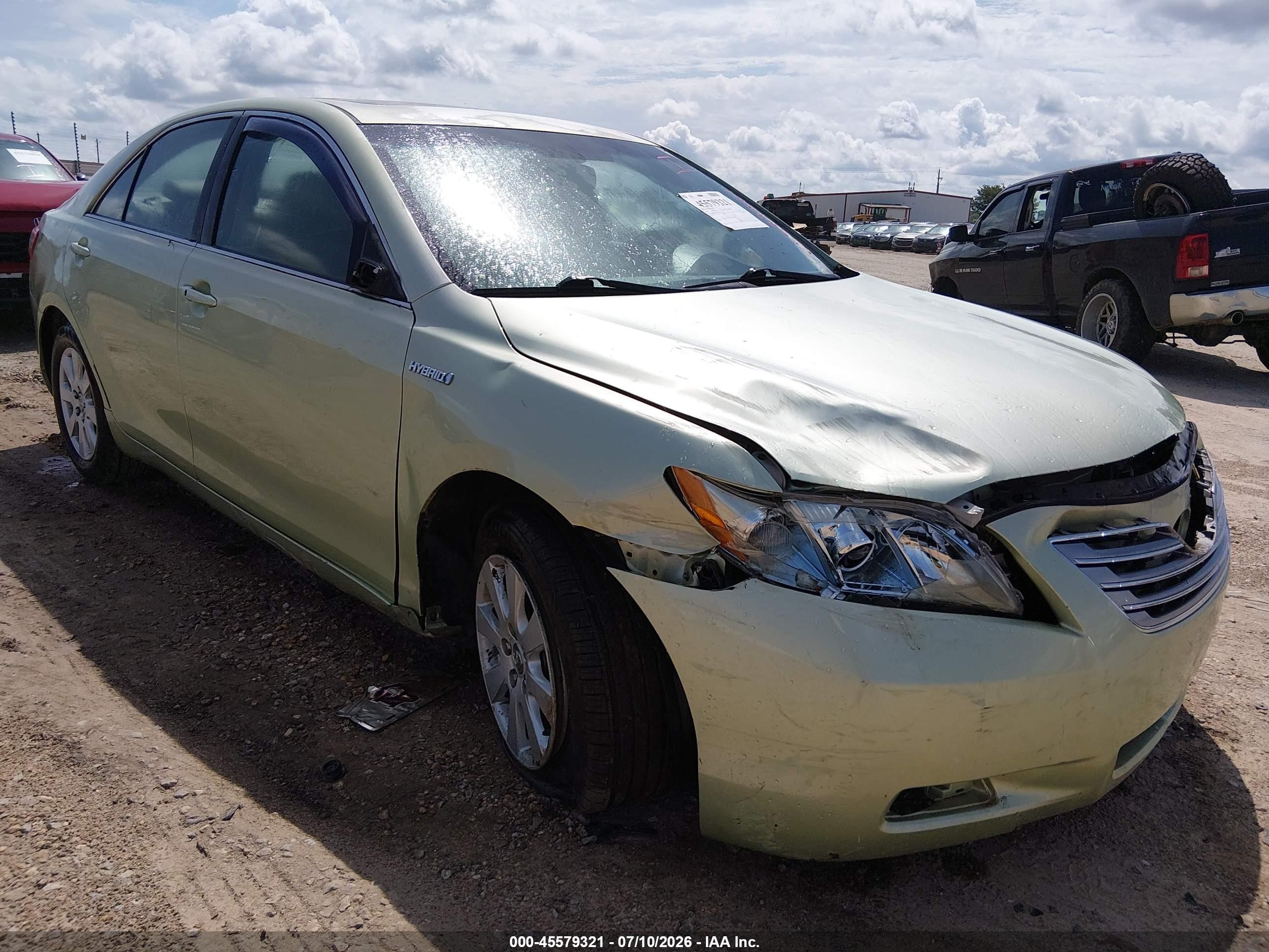 2009 Toyota Camry Hybrid   Green vin: 4T1BB46K69U091943