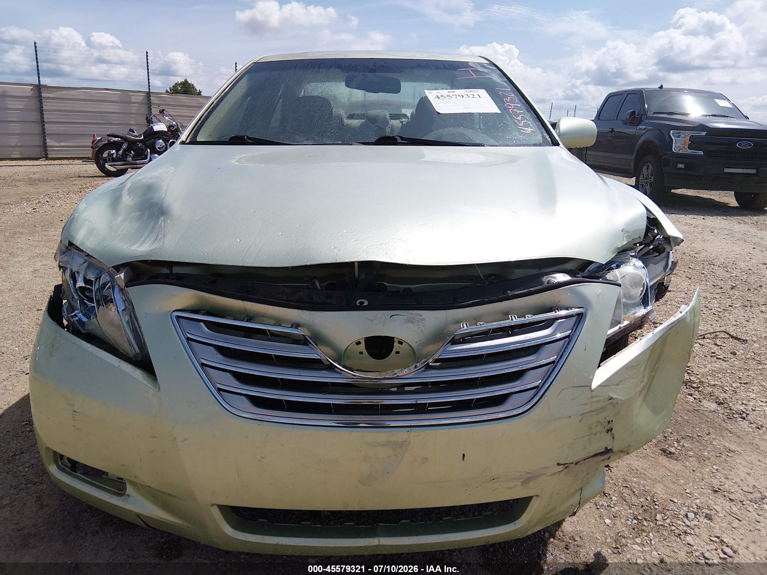 2009 Toyota Camry Hybrid   Green vin: 4T1BB46K69U091943