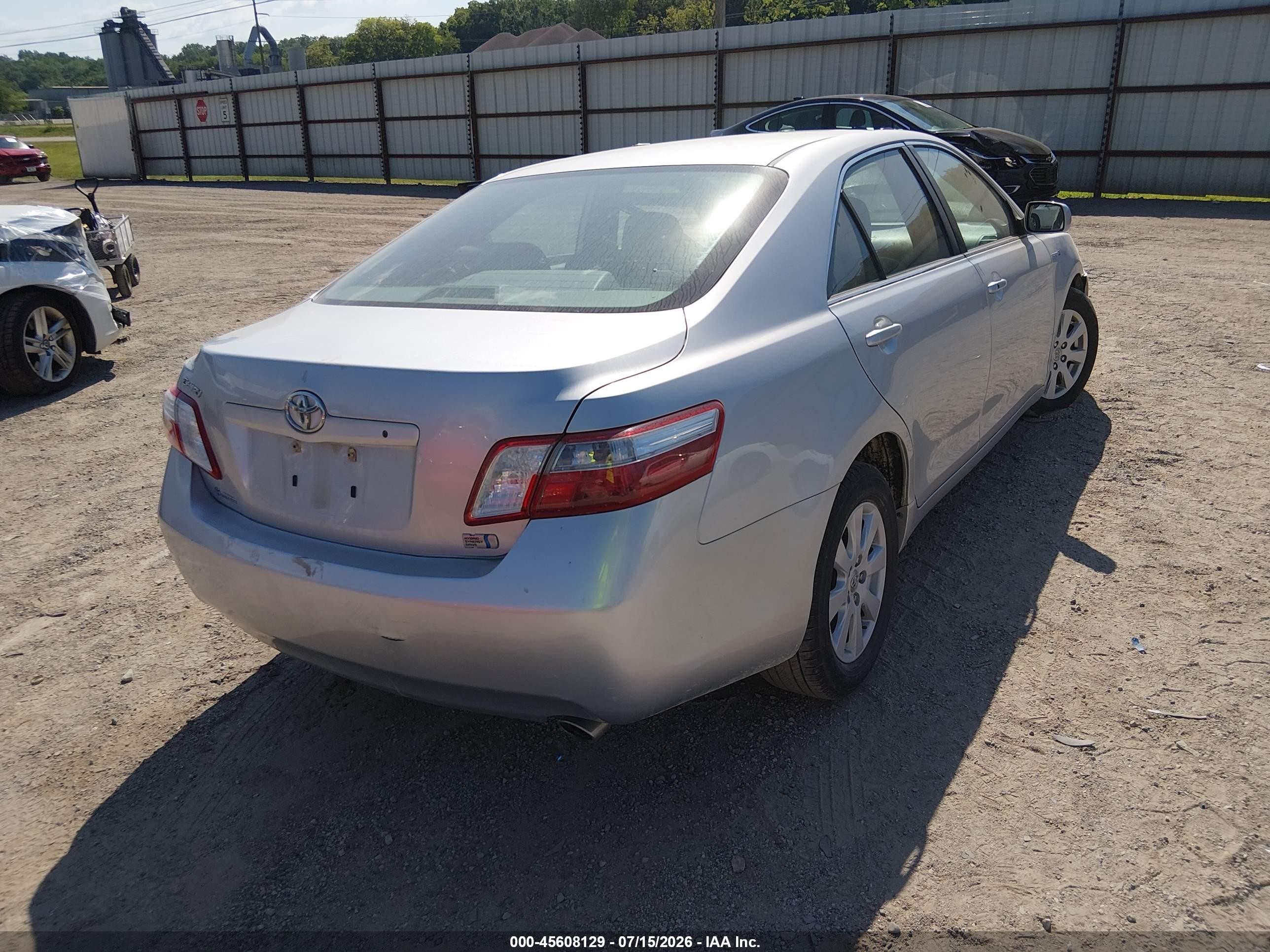 2009 Toyota Camry Hybrid   Gray vin: 4T1BB46K69U099959