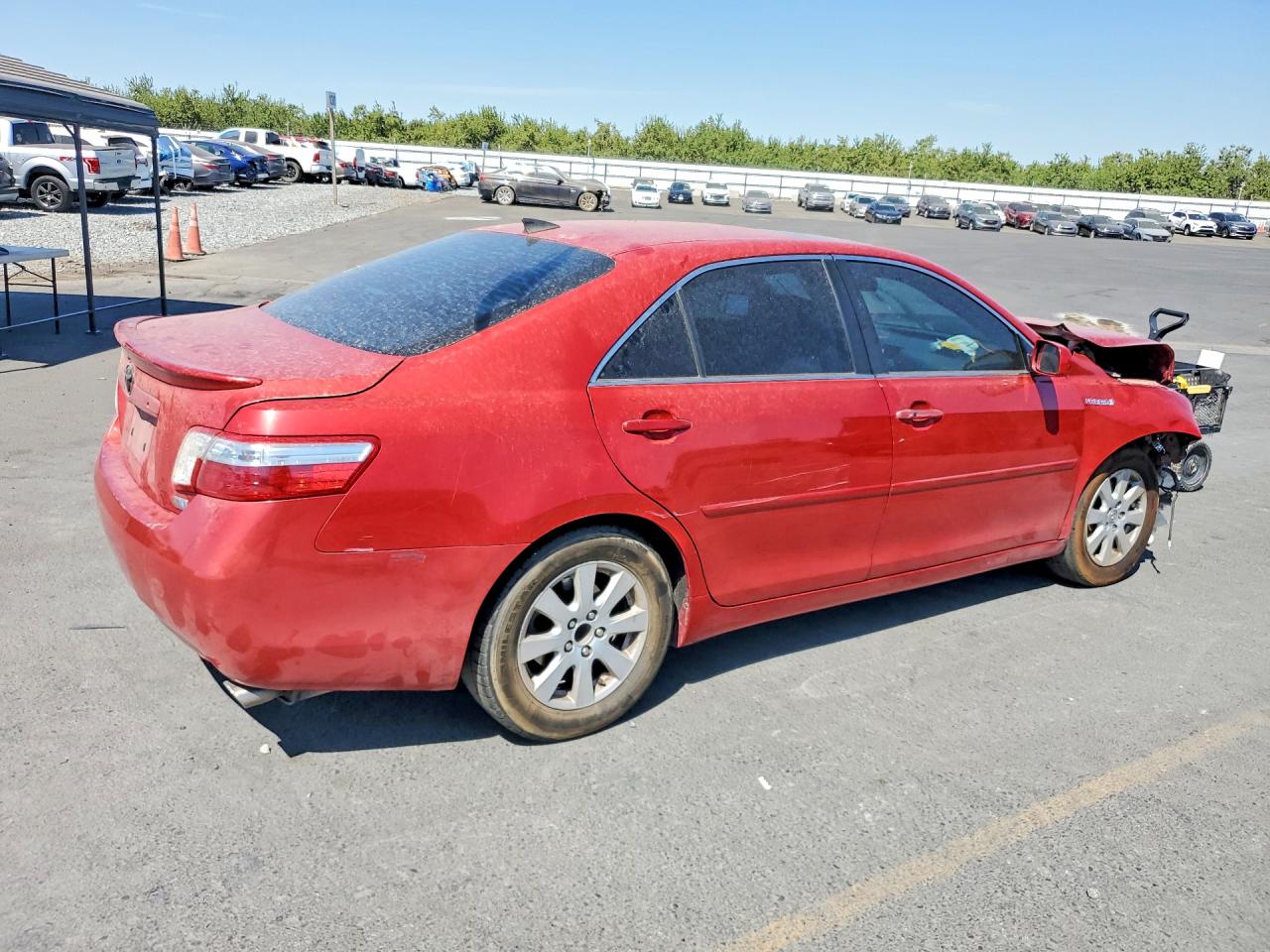 2009 Toyota Camry Hybrid Красный vin: 4T1BB46K69U102066