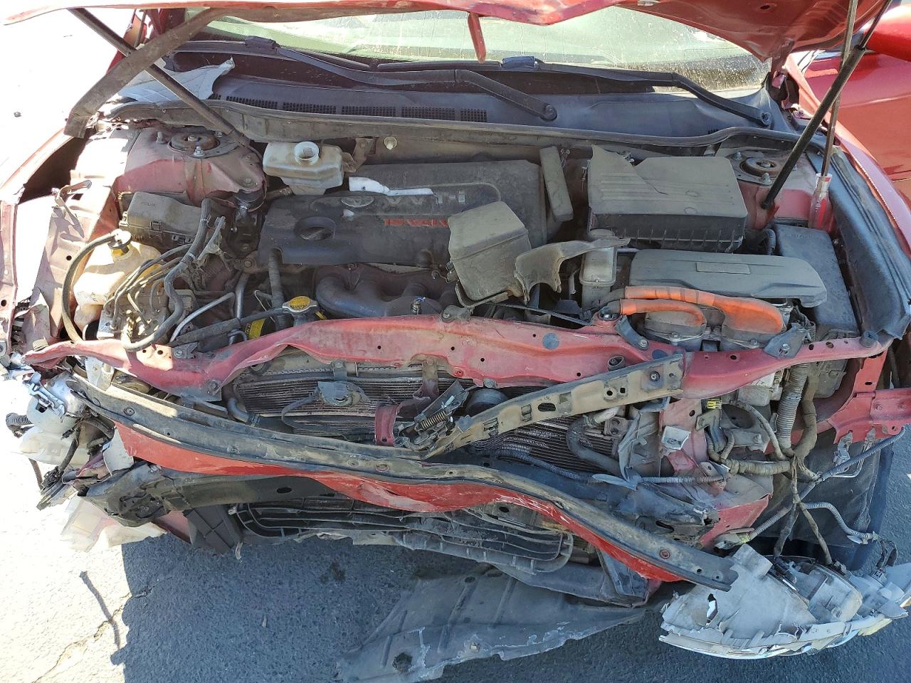 2009 Toyota Camry Hybrid Красный vin: 4T1BB46K69U102066