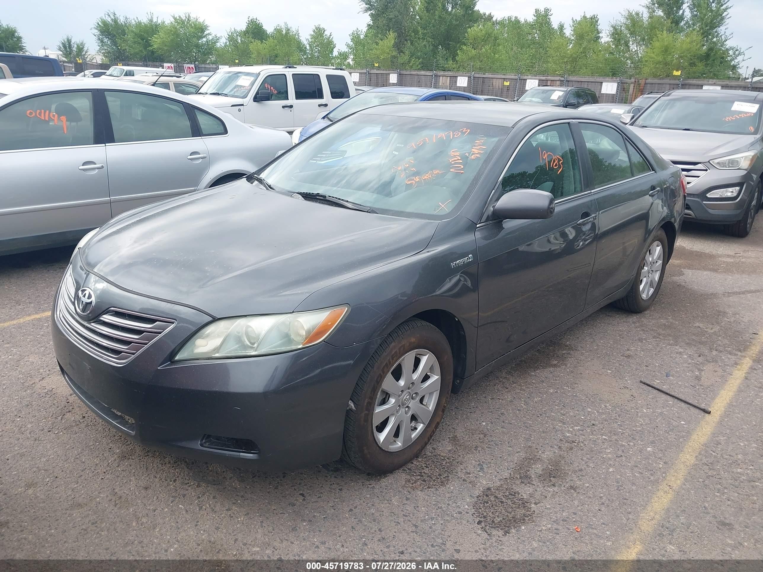 2007 Toyota Camry Hybrid   Gray vin: 4T1BB46K77U006489