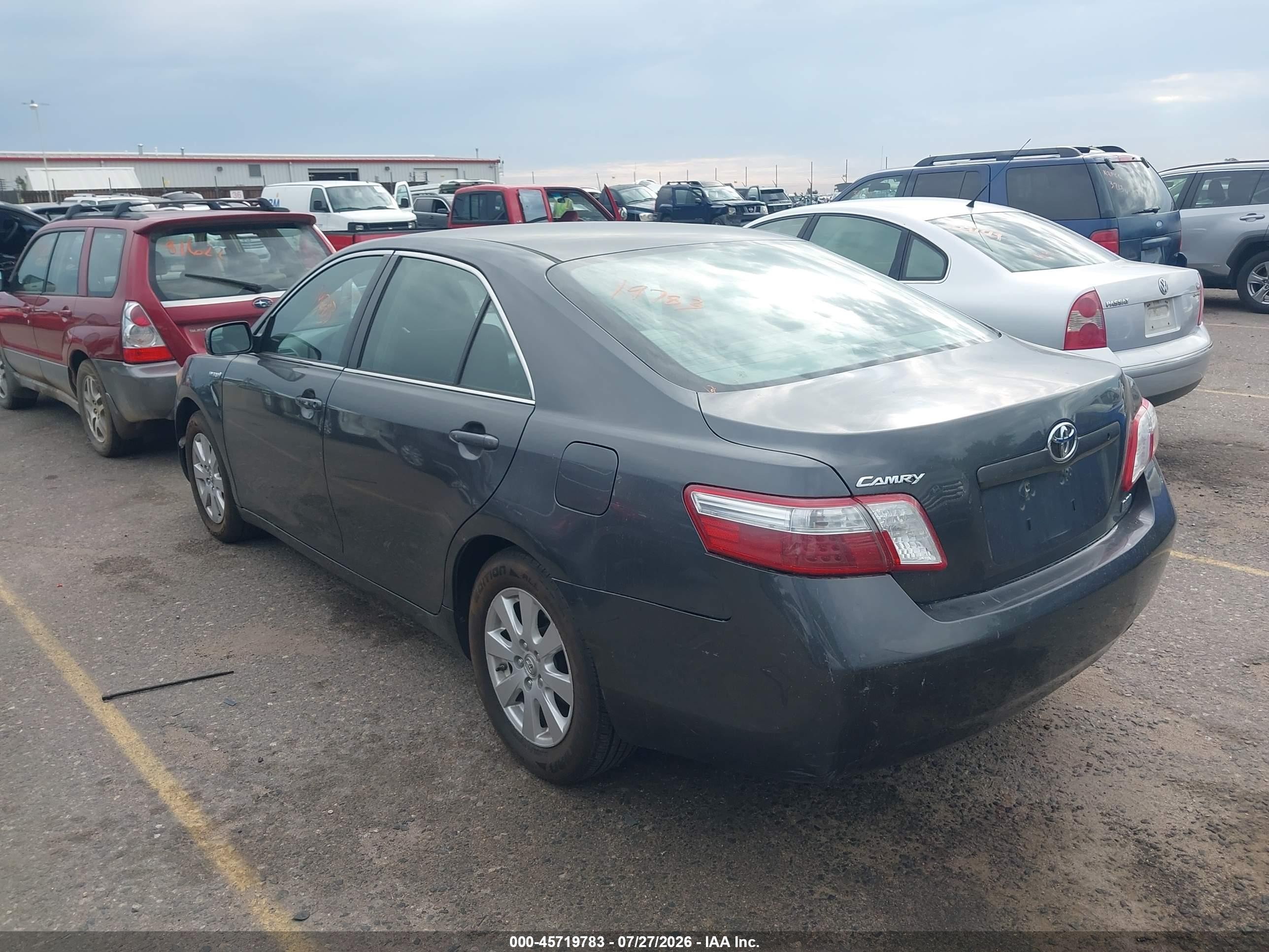 2007 Toyota Camry Hybrid   Gray vin: 4T1BB46K77U006489