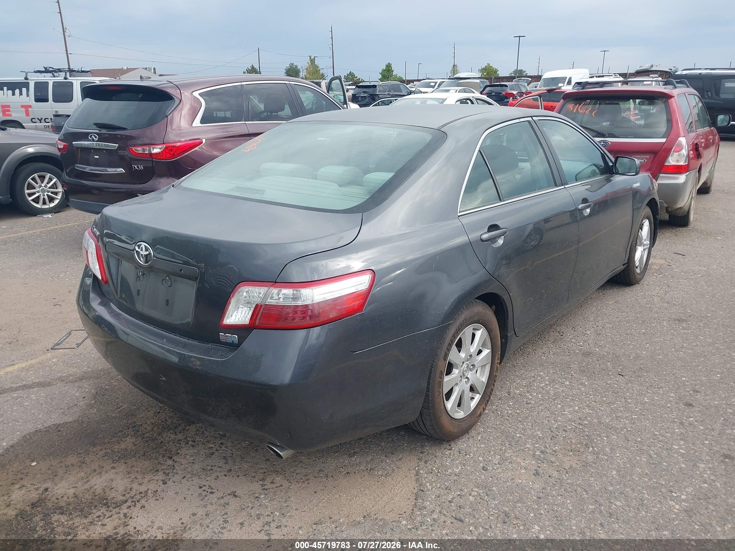 2007 Toyota Camry Hybrid   Gray vin: 4T1BB46K77U006489