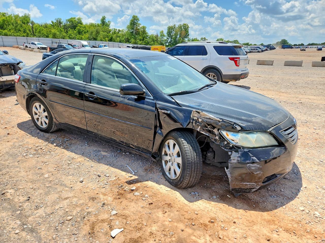 2007 Toyota Camry Hybrid Черный vin: 4T1BB46K77U011997