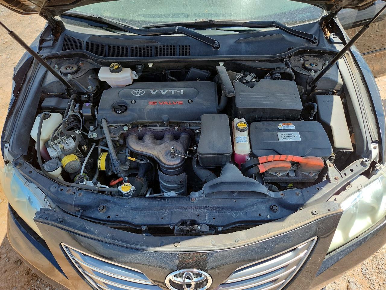 2007 Toyota Camry Hybrid Черный vin: 4T1BB46K77U011997
