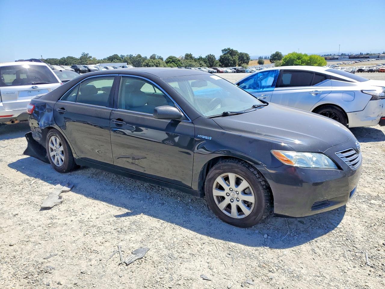 2007 Toyota Camry Hybrid Black vin: 4T1BB46K77U012793