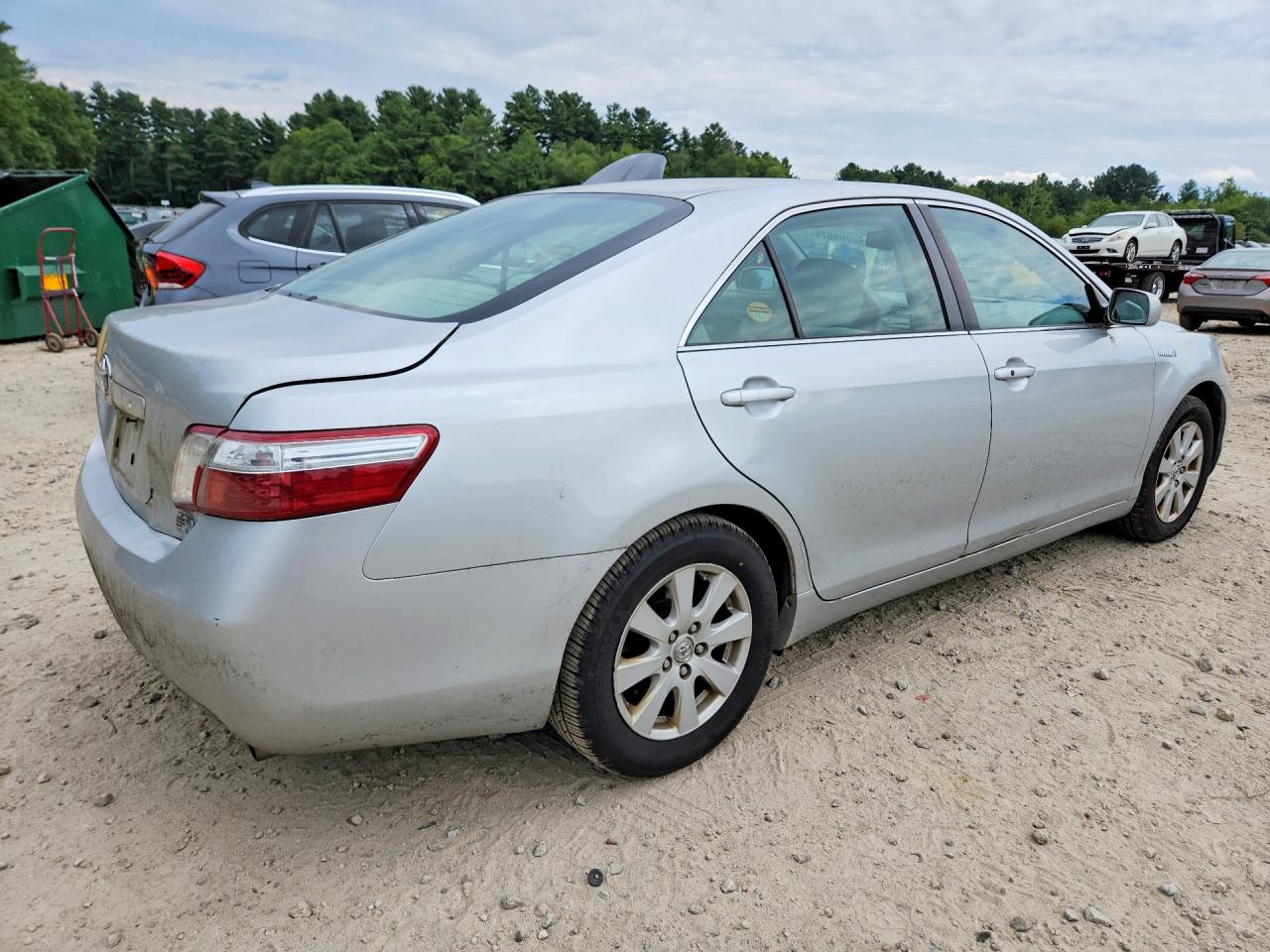 2007 Toyota Camry Hybrid Silver vin: 4T1BB46K77U023471