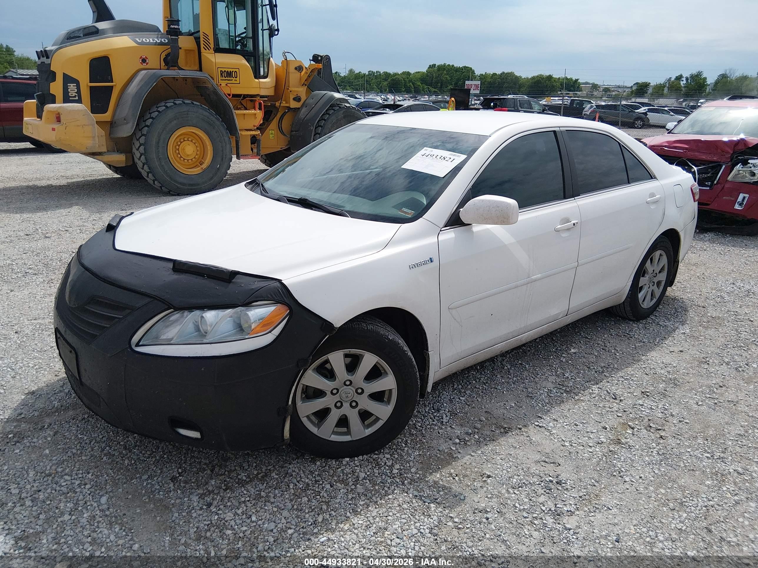 2007 Toyota Camry Hybrid   White vin: 4T1BB46K77U024863