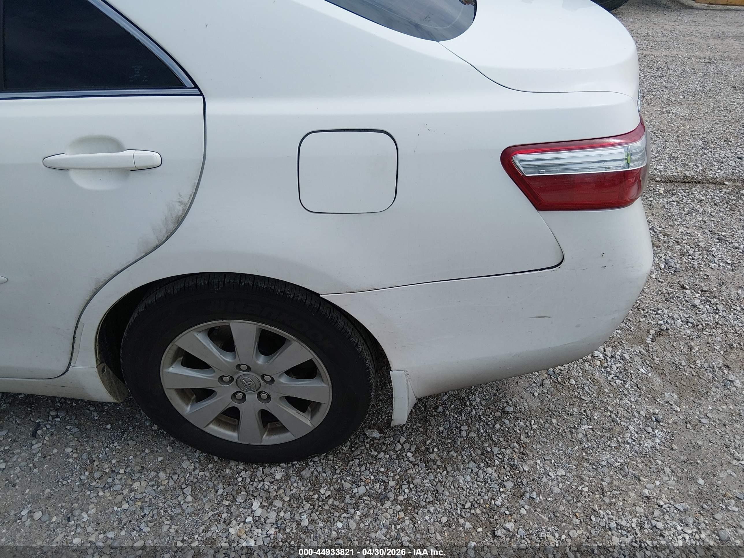 2007 Toyota Camry Hybrid   White vin: 4T1BB46K77U024863