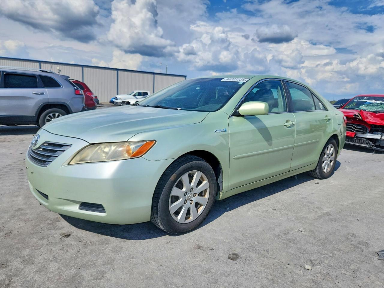 2007 Toyota Camry Hybrid Green vin: 4T1BB46K77U025821