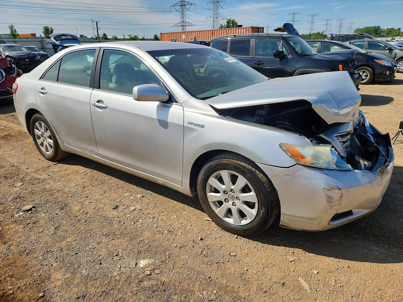 2008 Toyota Camry Hybrid Silver vin: 4T1BB46K78U035010