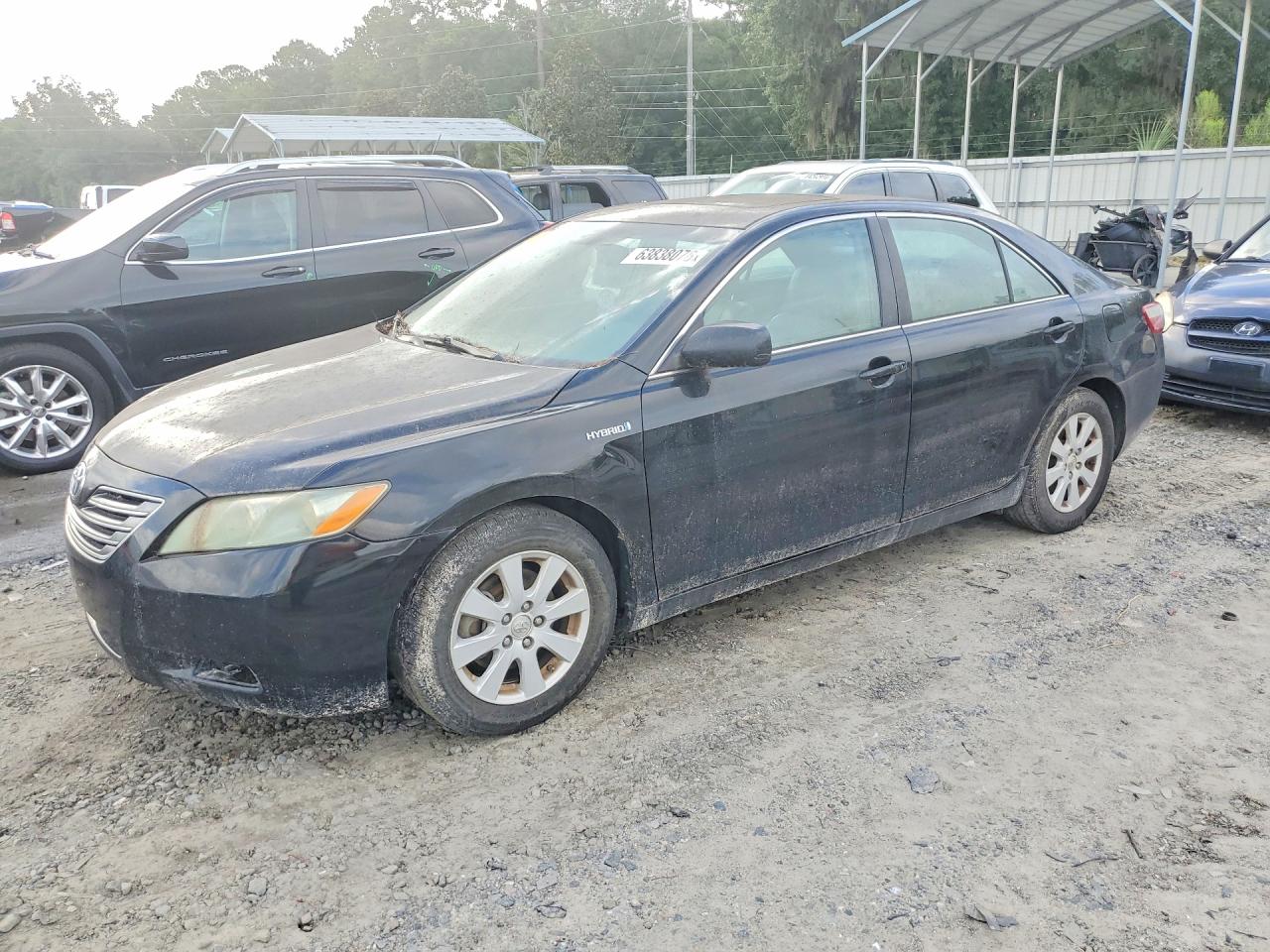 2008 Toyota Camry Hybrid Черный vin: 4T1BB46K78U053233