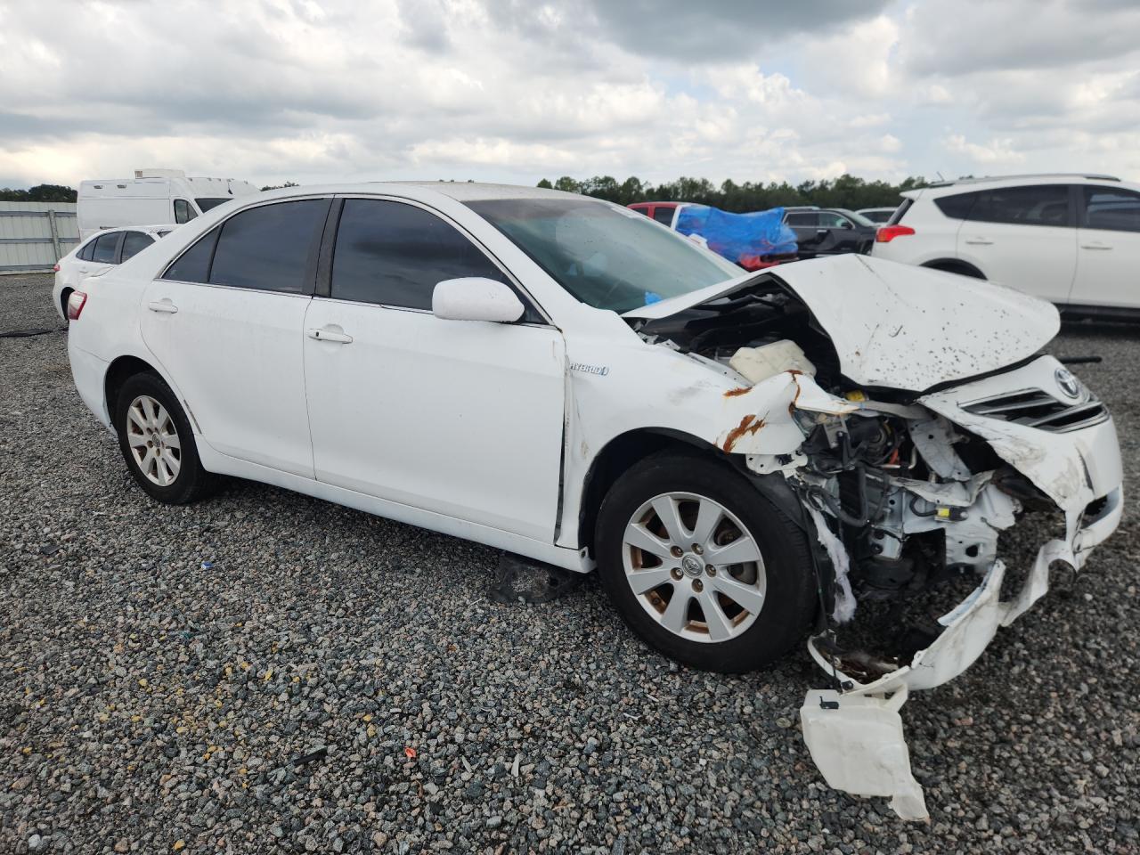 2008 Toyota Camry Hybrid White vin: 4T1BB46K78U059212