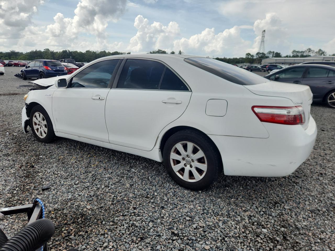 2008 Toyota Camry Hybrid White vin: 4T1BB46K78U059212