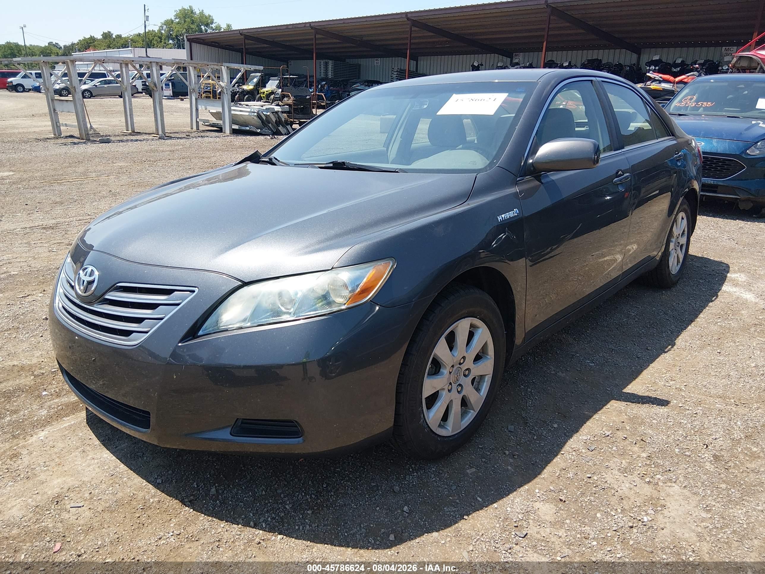 2009 Toyota Camry Hybrid   Серый vin: 4T1BB46K79U063861