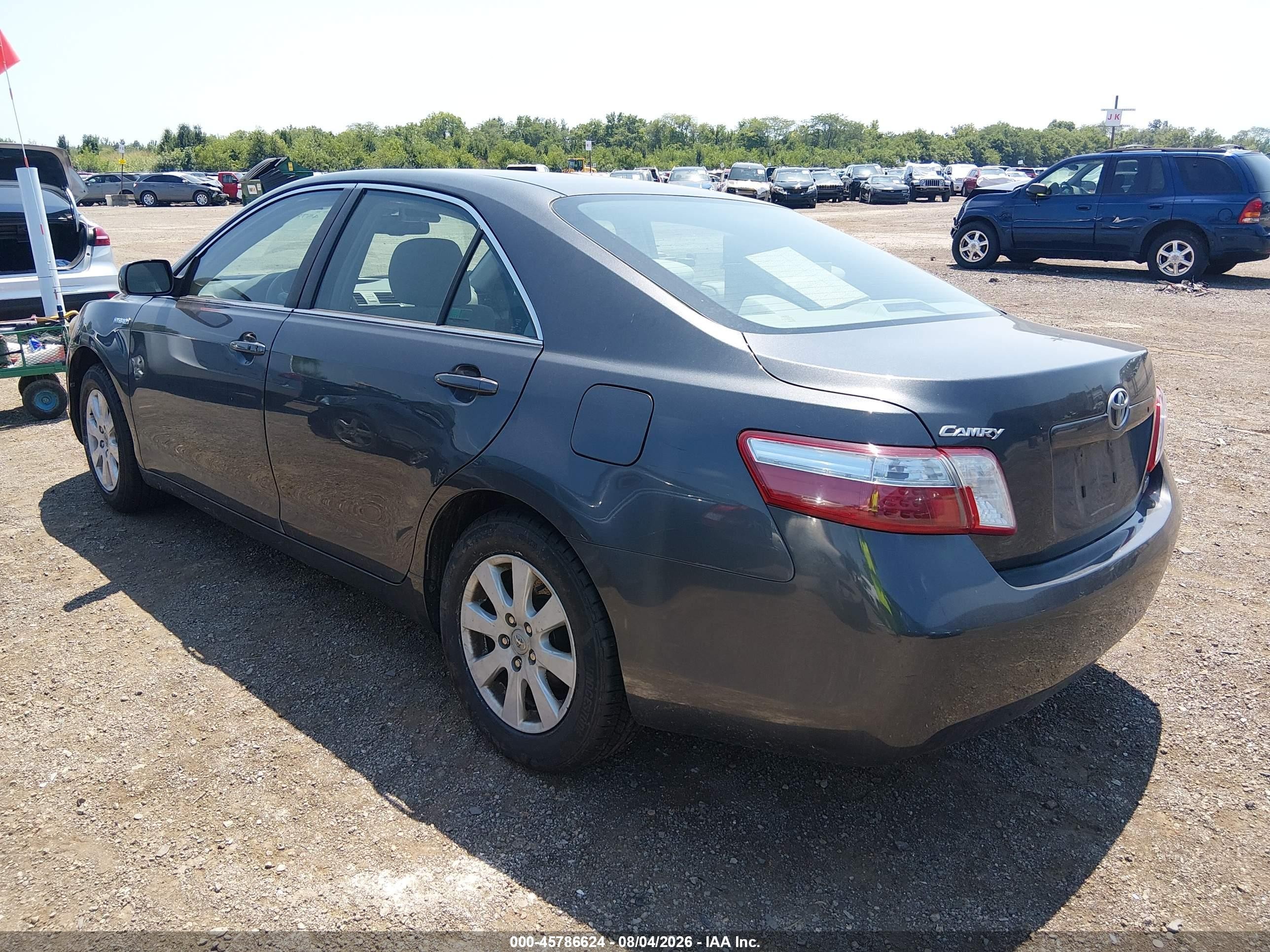 2009 Toyota Camry Hybrid   Серый vin: 4T1BB46K79U063861
