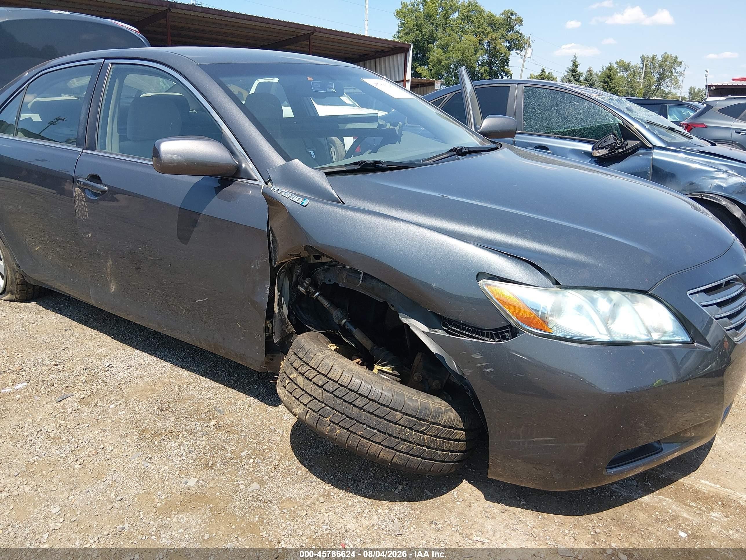 2009 Toyota Camry Hybrid   Серый vin: 4T1BB46K79U063861