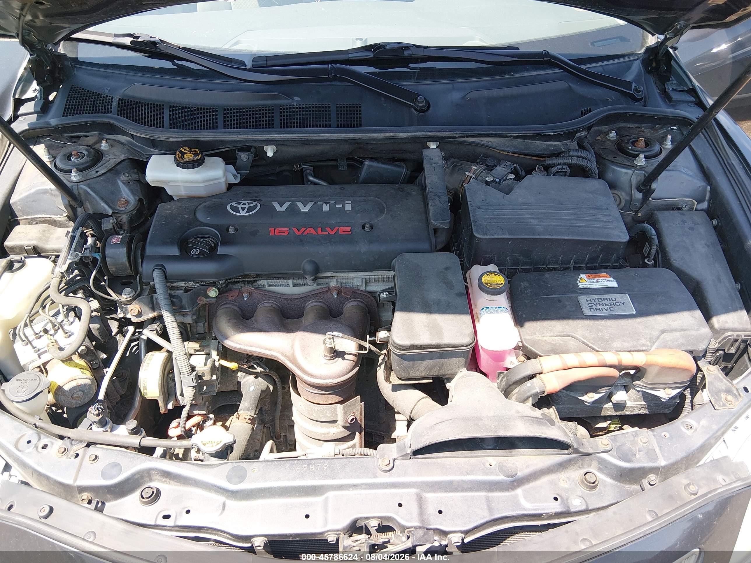 2009 Toyota Camry Hybrid   Серый vin: 4T1BB46K79U063861
