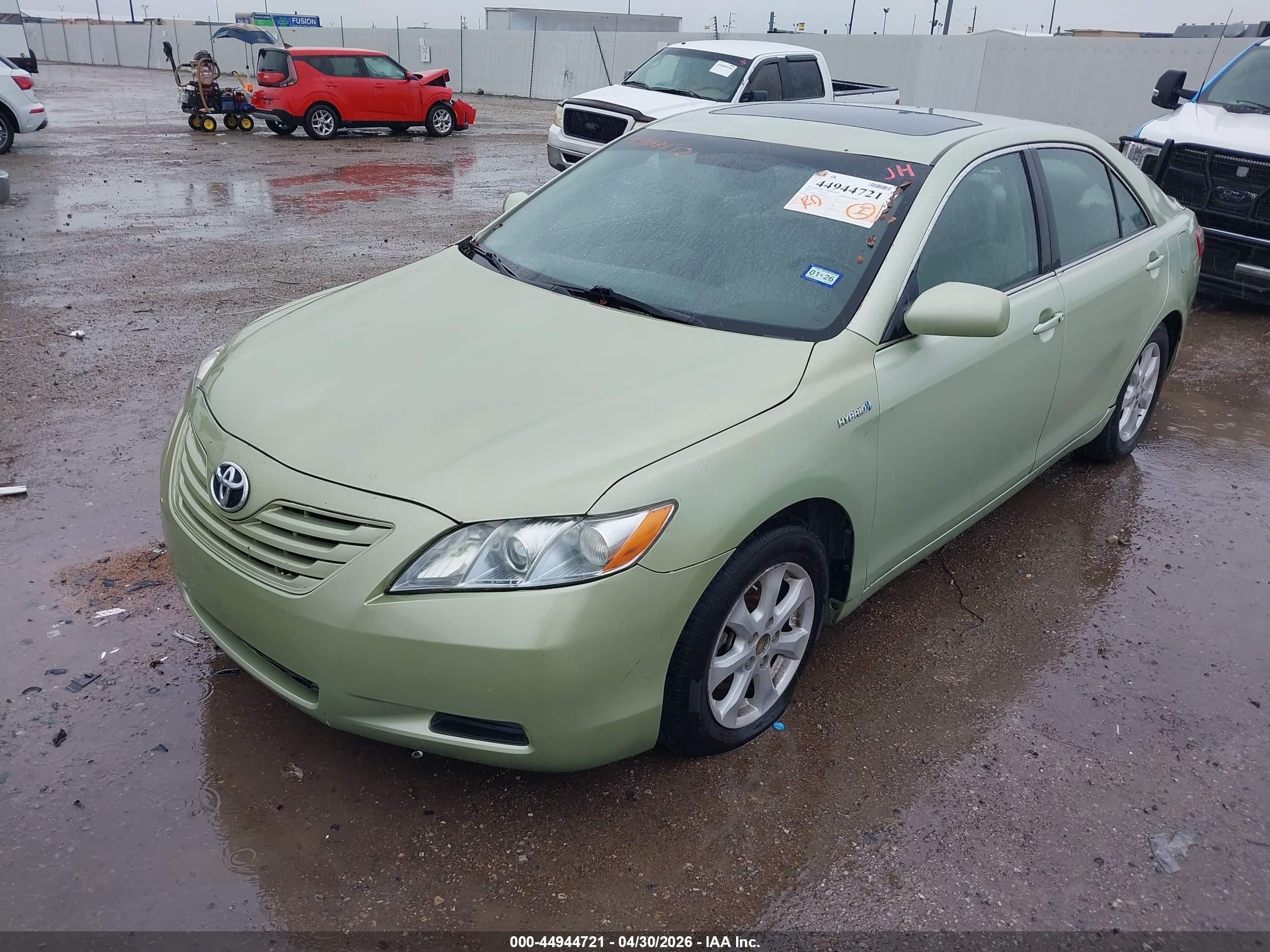 2009 Toyota Camry Hybrid   Green vin: 4T1BB46K79U066632