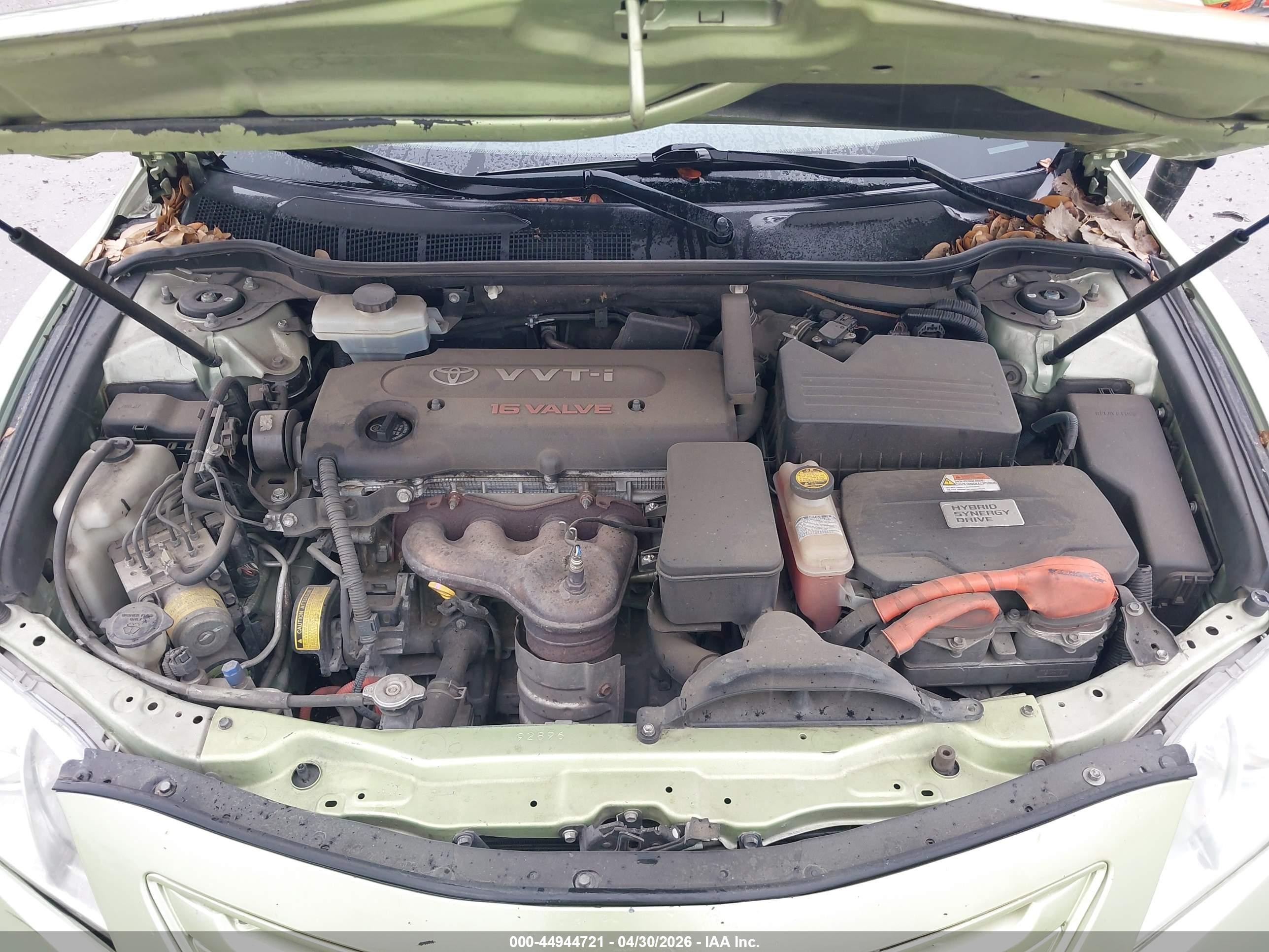 2009 Toyota Camry Hybrid   Green vin: 4T1BB46K79U066632