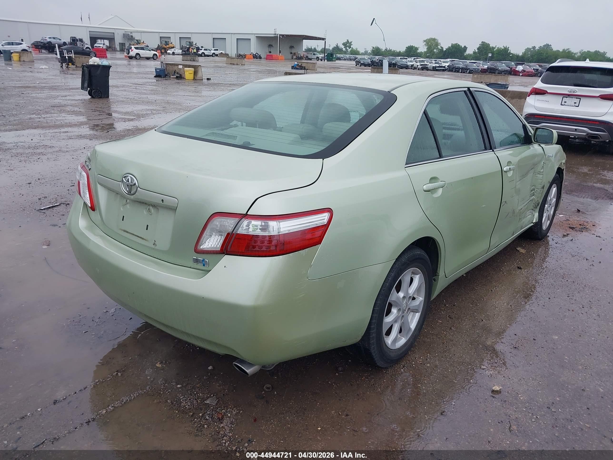 2009 Toyota Camry Hybrid   Green vin: 4T1BB46K79U066632