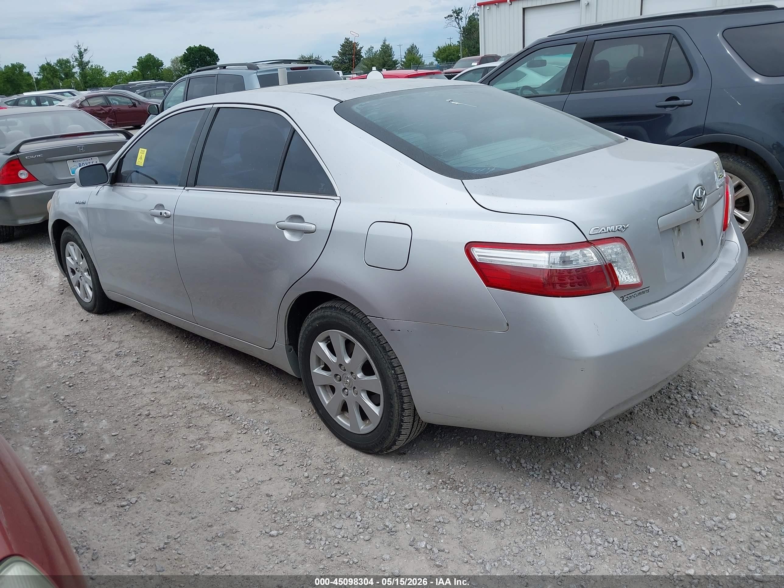 2009 Toyota Camry Hybrid   Silver vin: 4T1BB46K79U070986