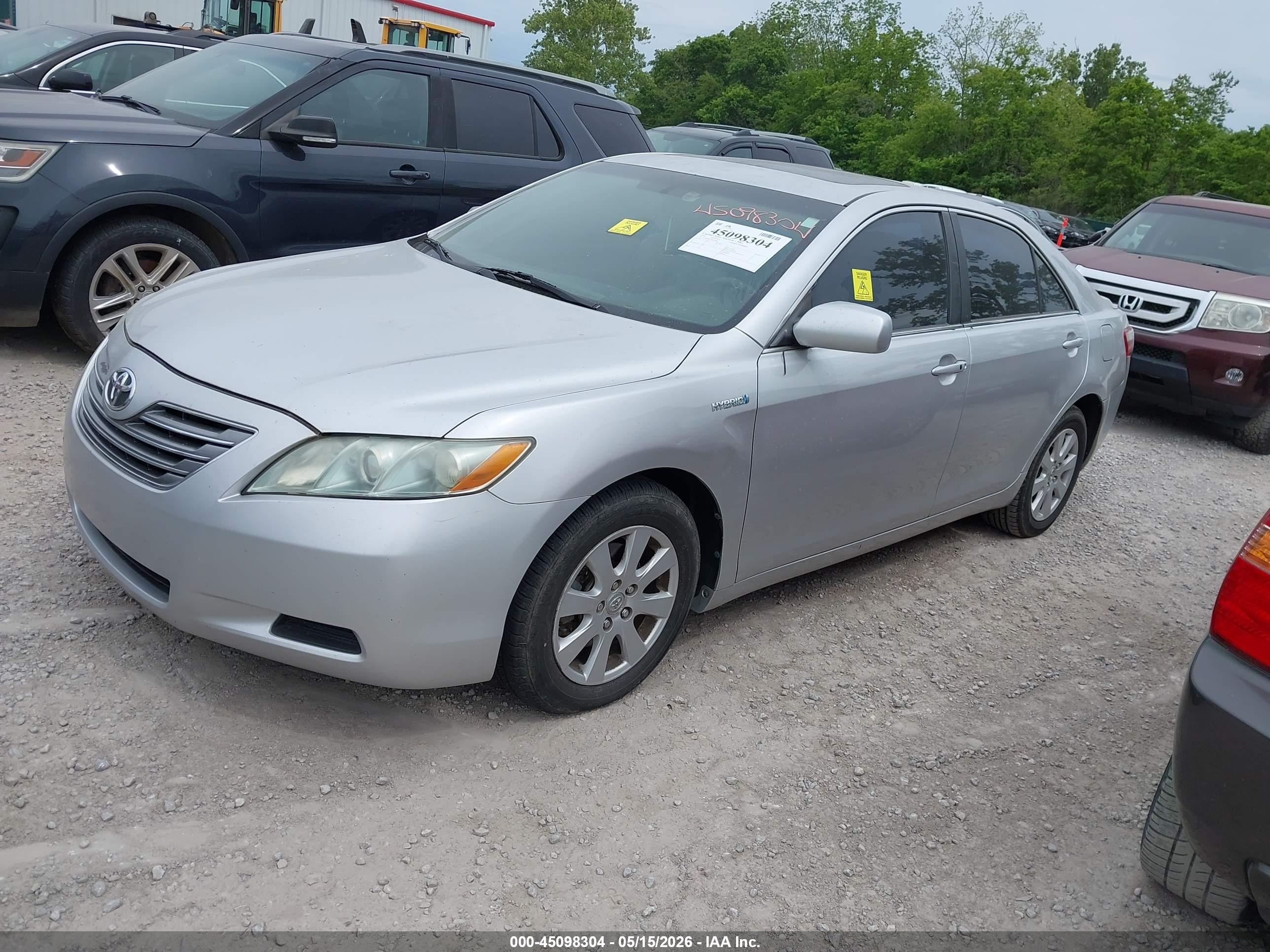 2009 Toyota Camry Hybrid   Silver vin: 4T1BB46K79U070986