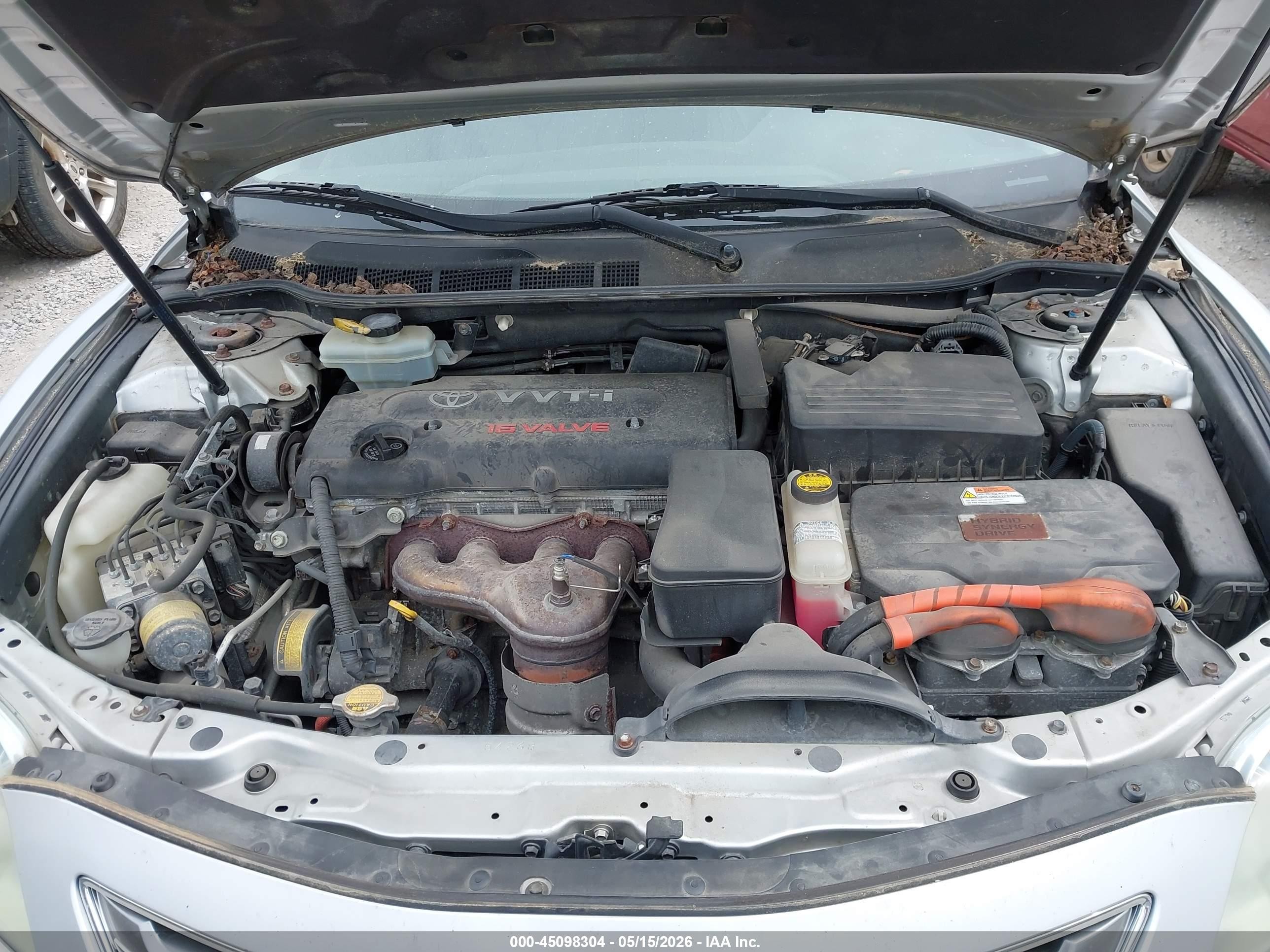 2009 Toyota Camry Hybrid   Silver vin: 4T1BB46K79U070986