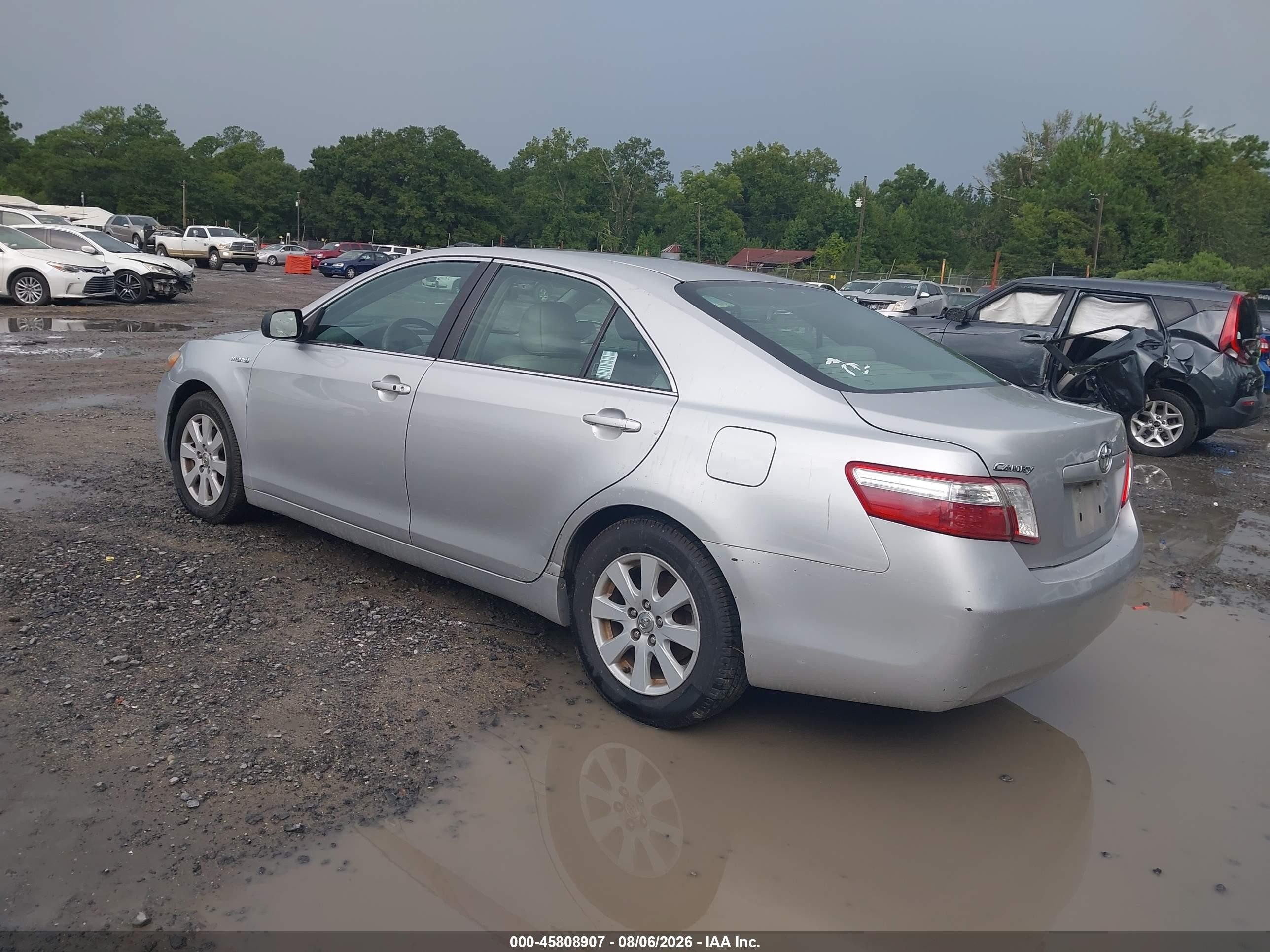 2009 Toyota Camry Hybrid   Silver vin: 4T1BB46K79U077534