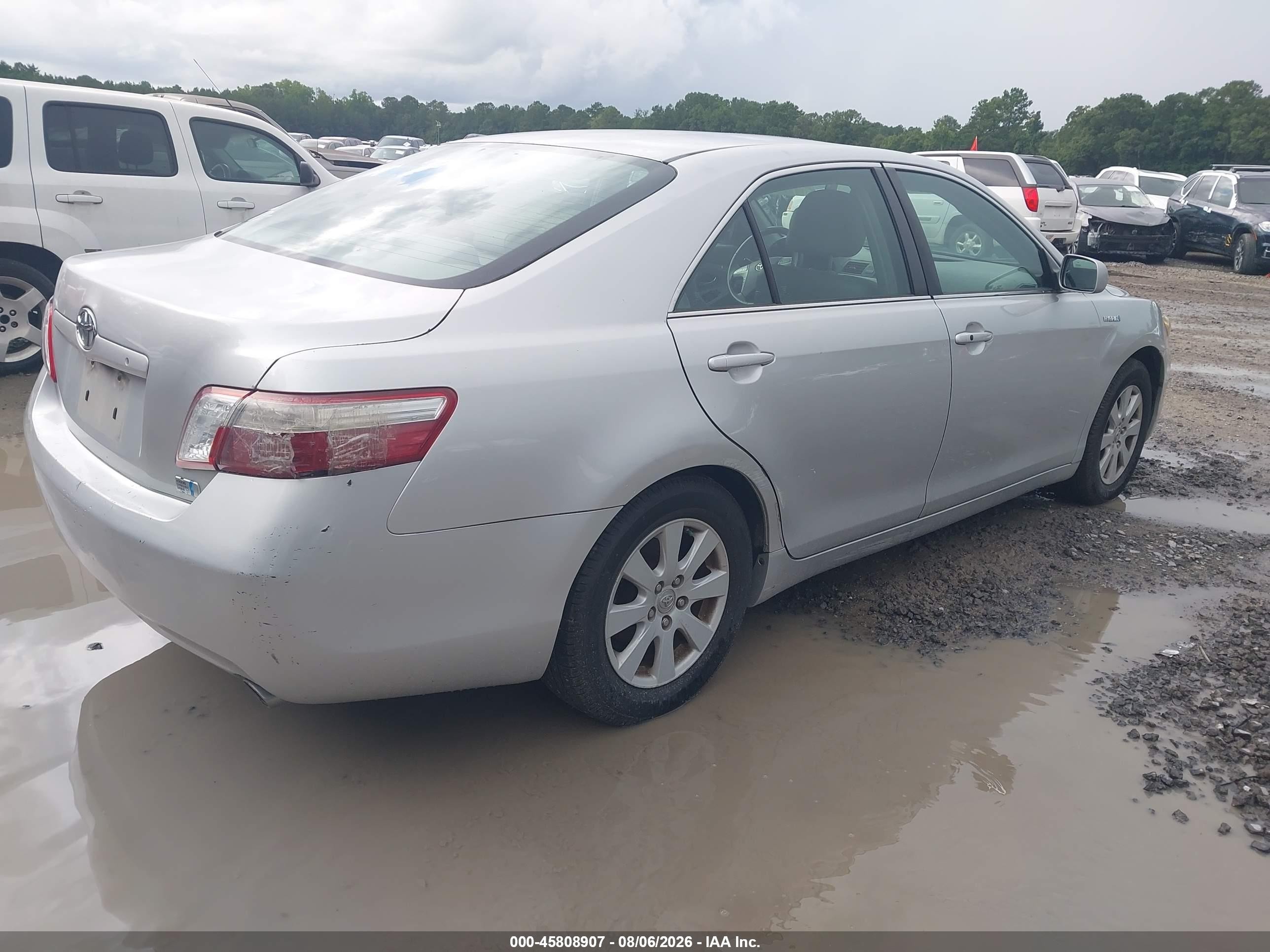 2009 Toyota Camry Hybrid   Silver vin: 4T1BB46K79U077534