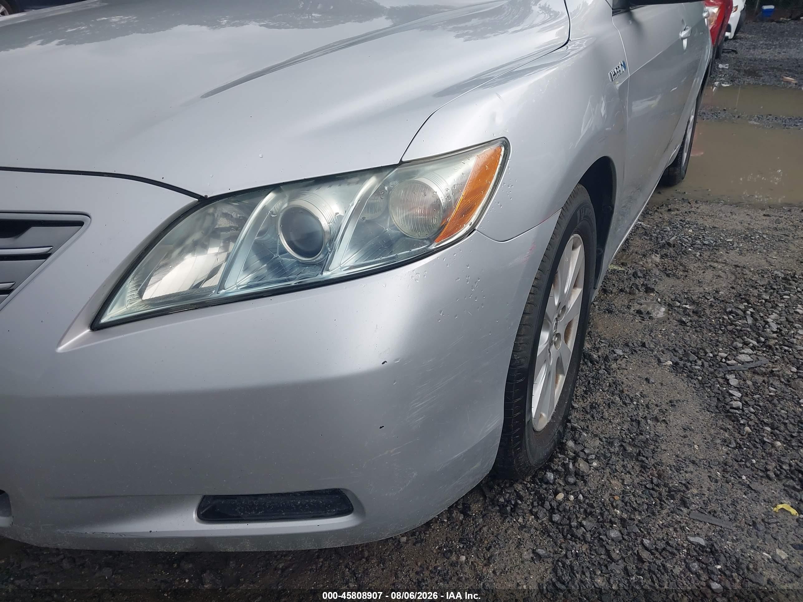 2009 Toyota Camry Hybrid   Silver vin: 4T1BB46K79U077534