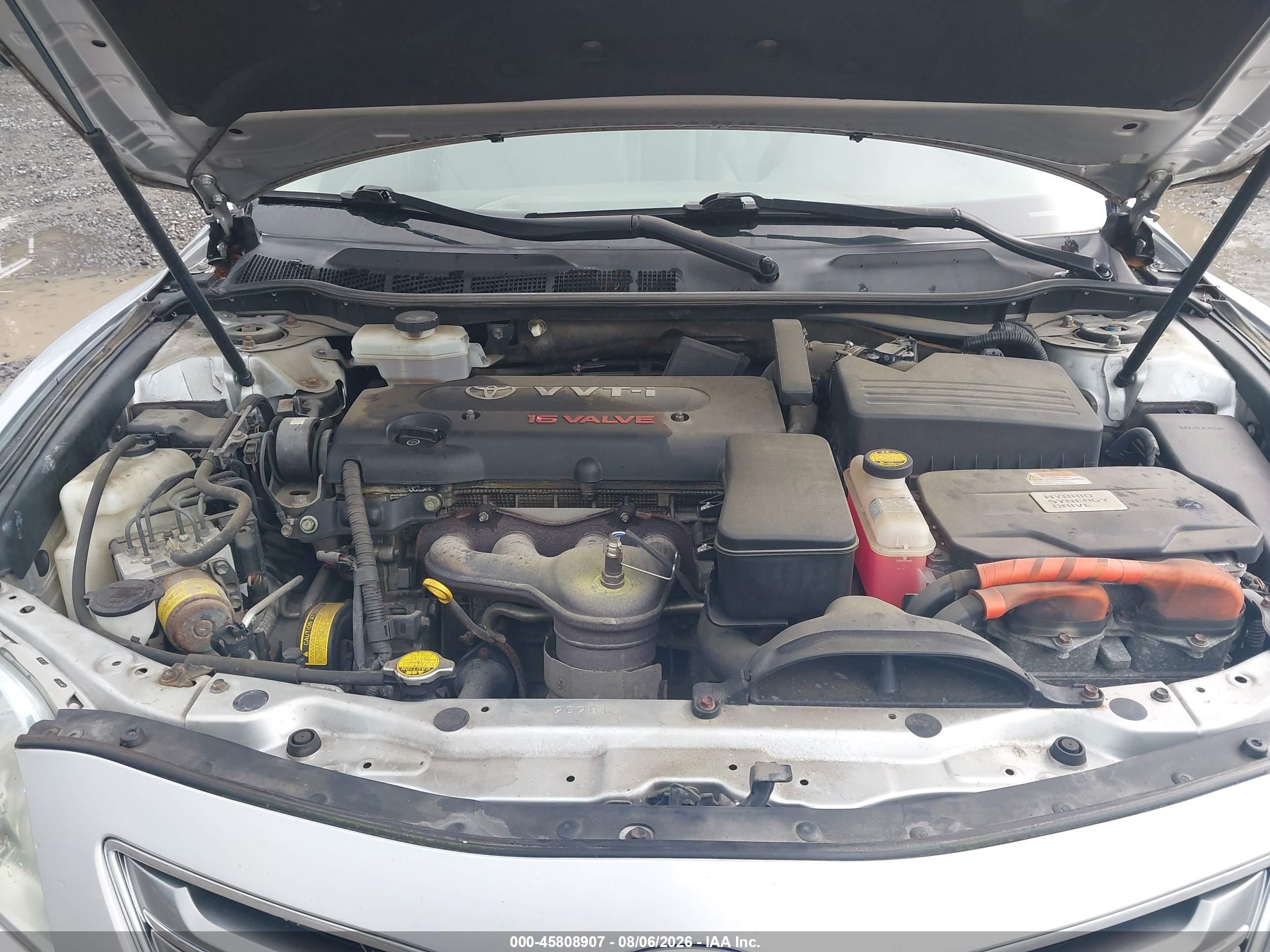 2009 Toyota Camry Hybrid   Silver vin: 4T1BB46K79U077534
