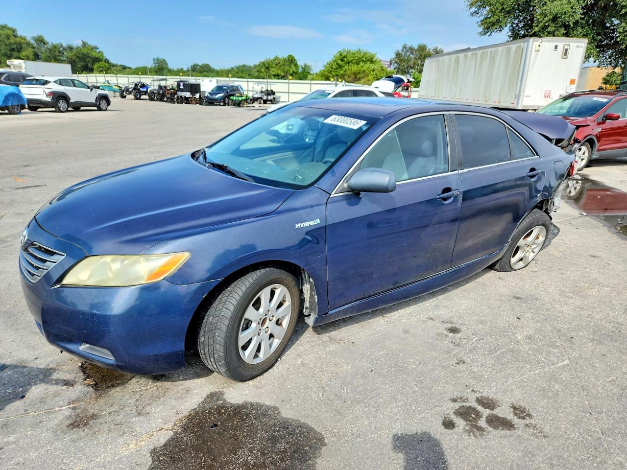 2009 Toyota Camry Hybrid Синий vin: 4T1BB46K79U079624