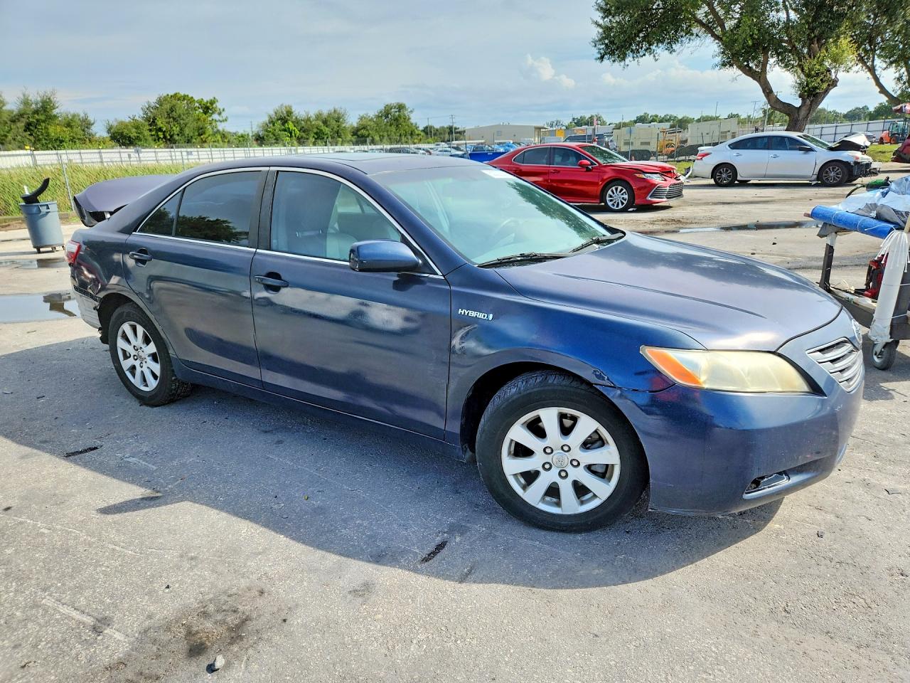 2009 Toyota Camry Hybrid Синий vin: 4T1BB46K79U079624
