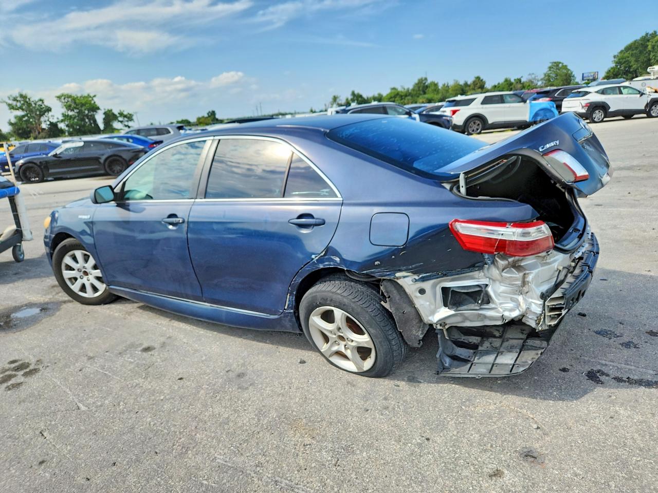 2009 Toyota Camry Hybrid Синий vin: 4T1BB46K79U079624